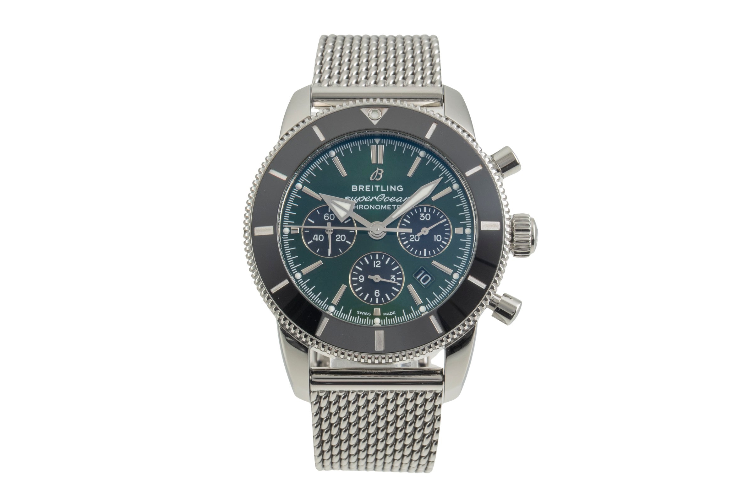 Breitling Superocean chronograph steel automatic men's watch AB01621A1L1S1 Limited  [2603400]