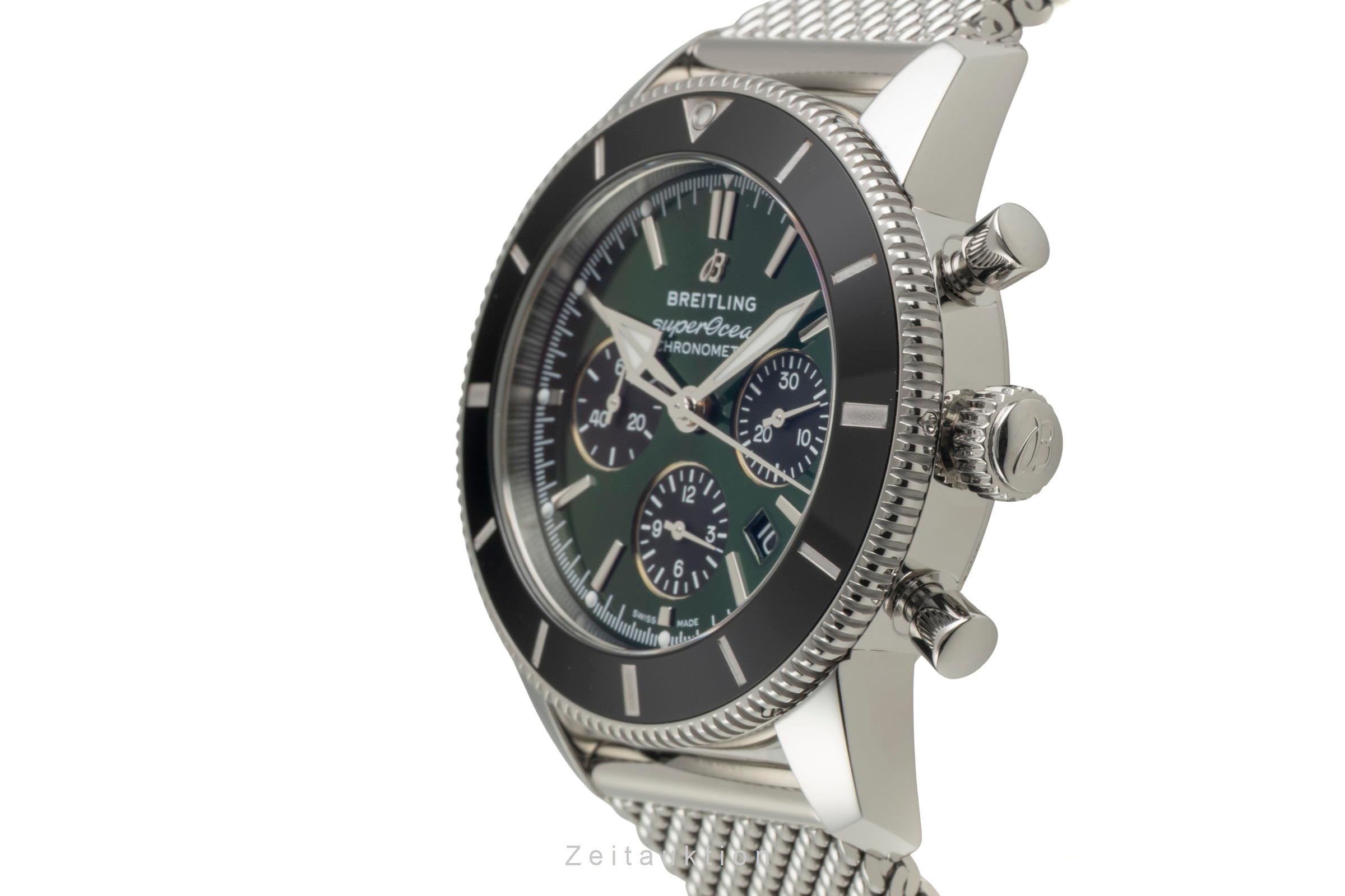 Breitling Superocean 44 Heritage II Green Chronograph Ref. AB01621A1L1S1 B&P [2603400]