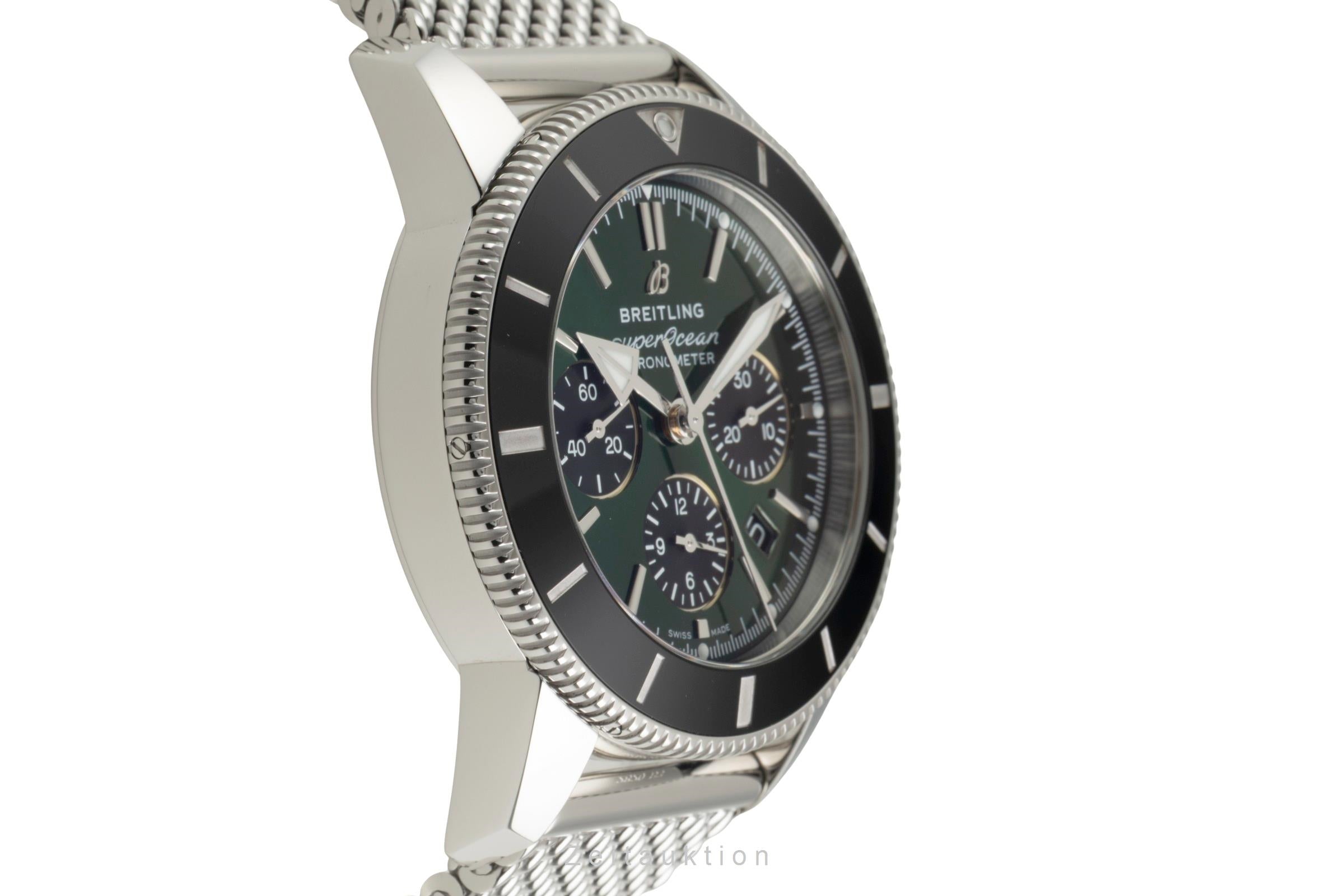 Breitling Superocean 44 Heritage II Green Chronograph Ref. AB01621A1L1S1 B&P [2603400]