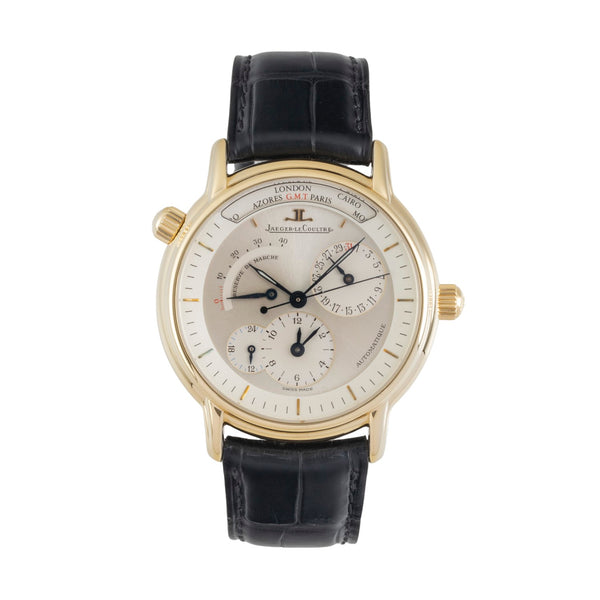 Jaeger LeCoultre Master Geographic 18 ct gold automatic men's watch 169.1.92  [2603402]