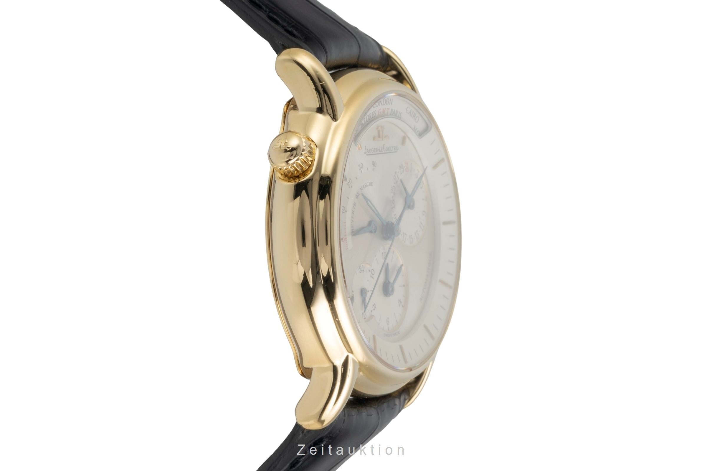 Jaeger LeCoultre Master Geographic 18 ct gold automatic men's watch 169.1.92  [2603402]