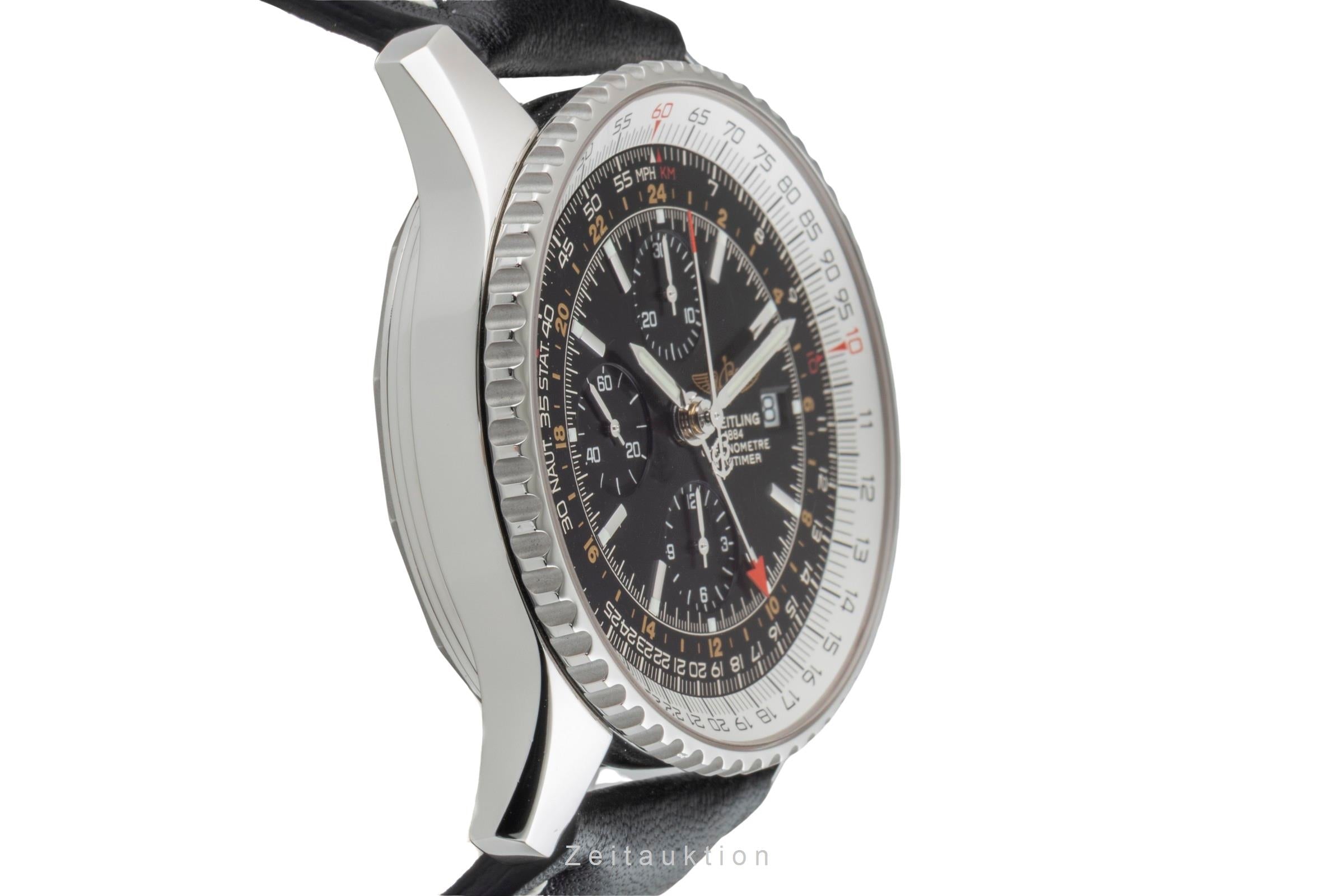 Breitling Navitimer World cronógrafo acero automático reloj para caballeros A24322  [2603403]