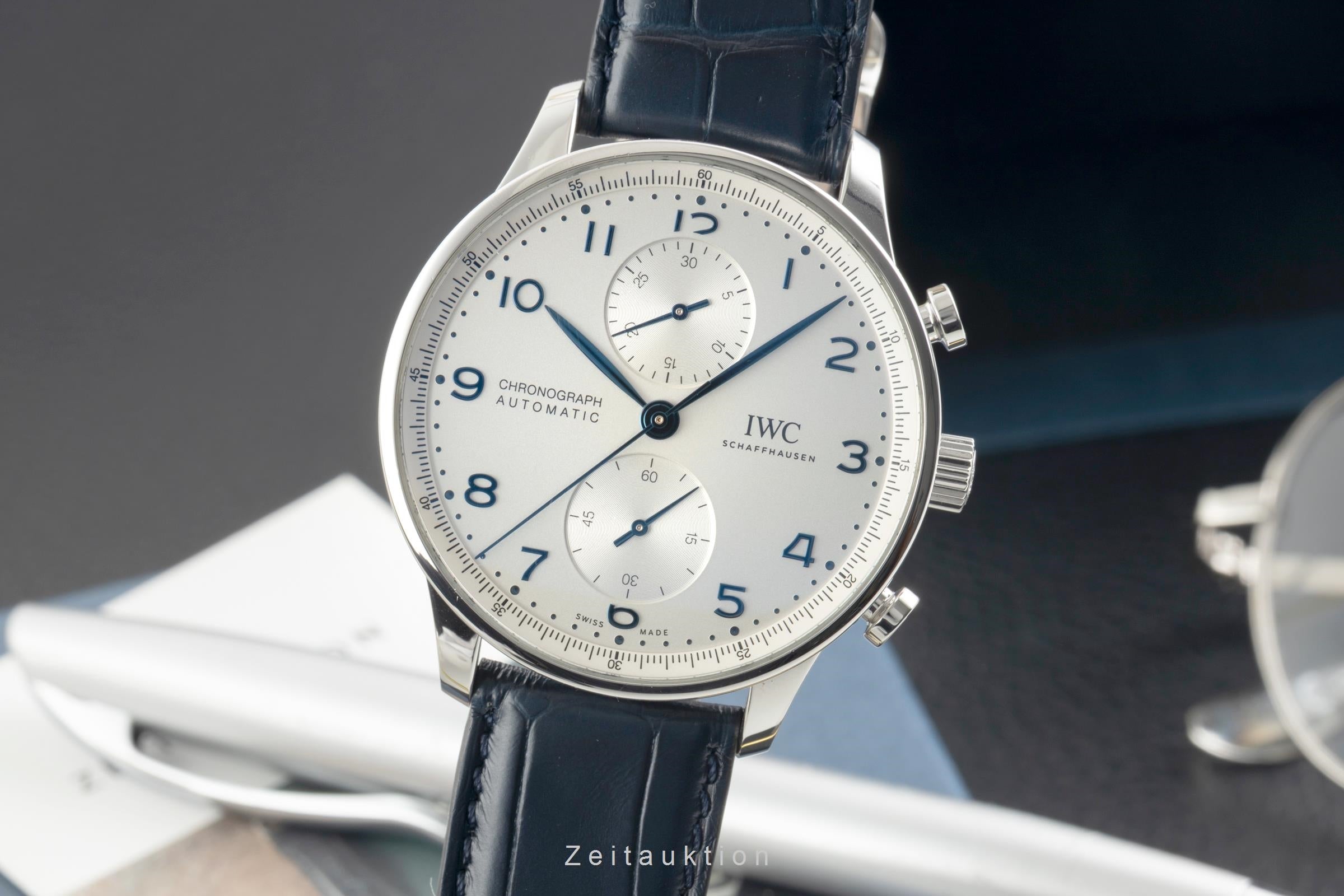 IWC Portugieser cronógrafo acero automático reloj para caballeros IW371605  [2603405]