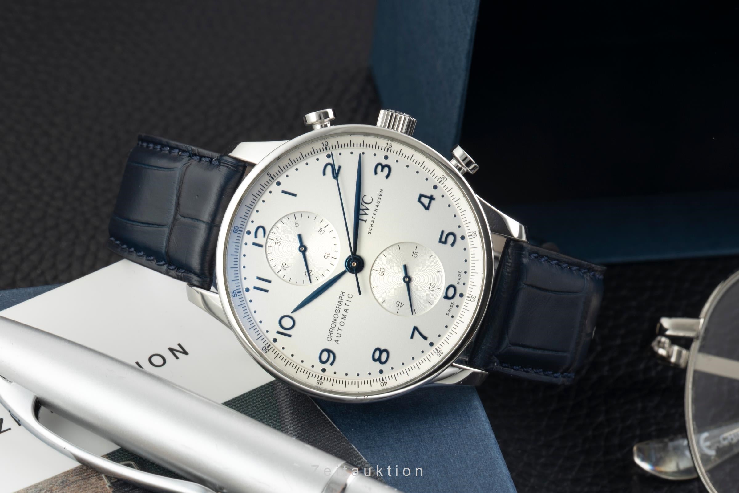 IWC Portugieser cronógrafo acero automático reloj para caballeros IW371605  [2603405]