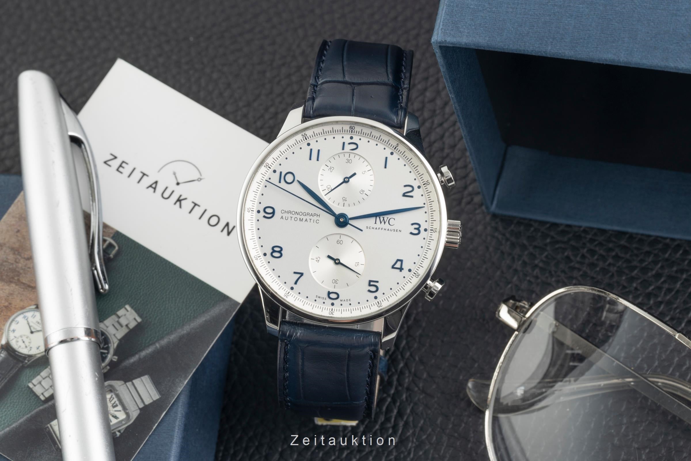 IWC Portugieser cronógrafo acero automático reloj para caballeros IW371605  [2603405]
