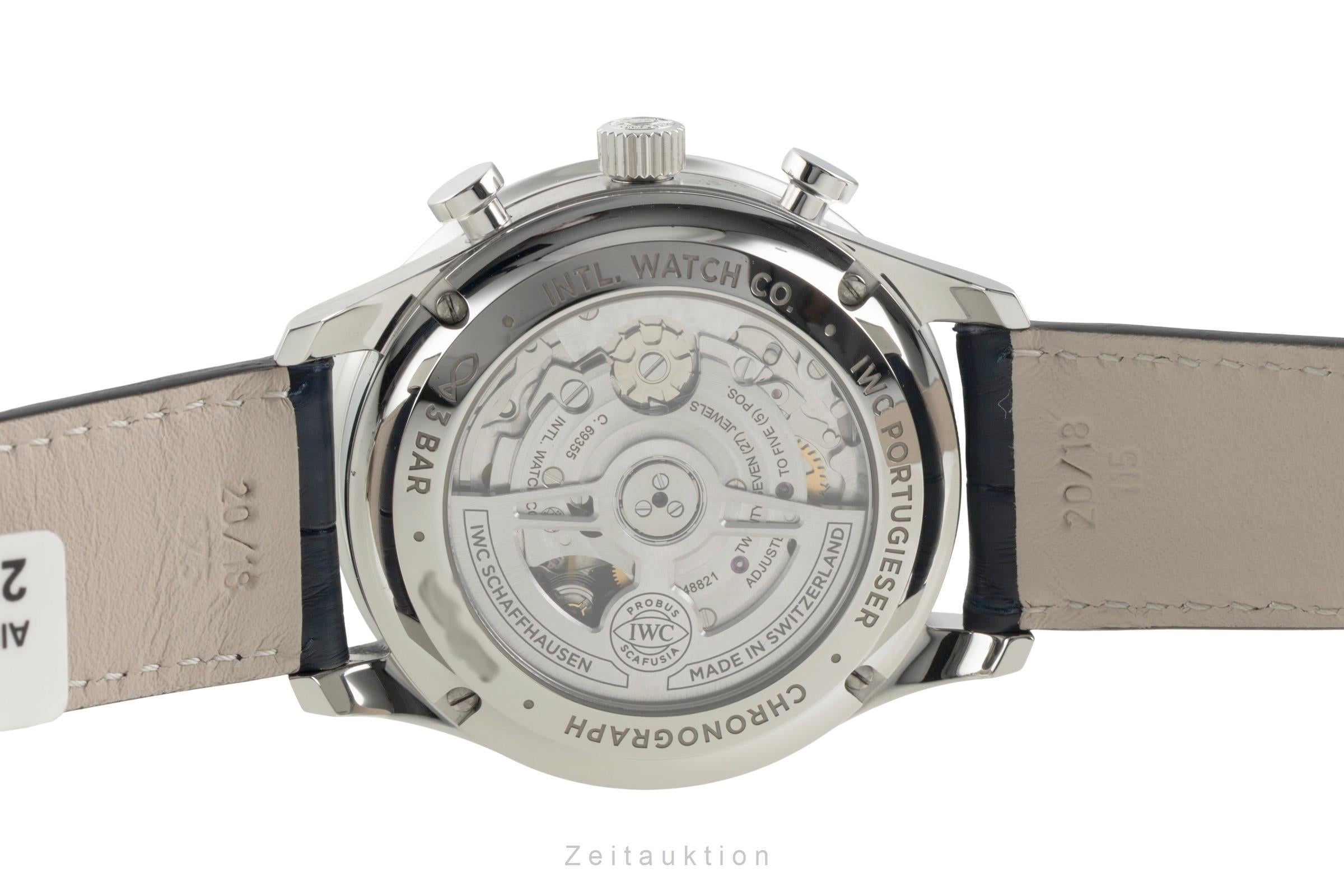 IWC Portugieser cronógrafo acero automático reloj para caballeros IW371605  [2603405]