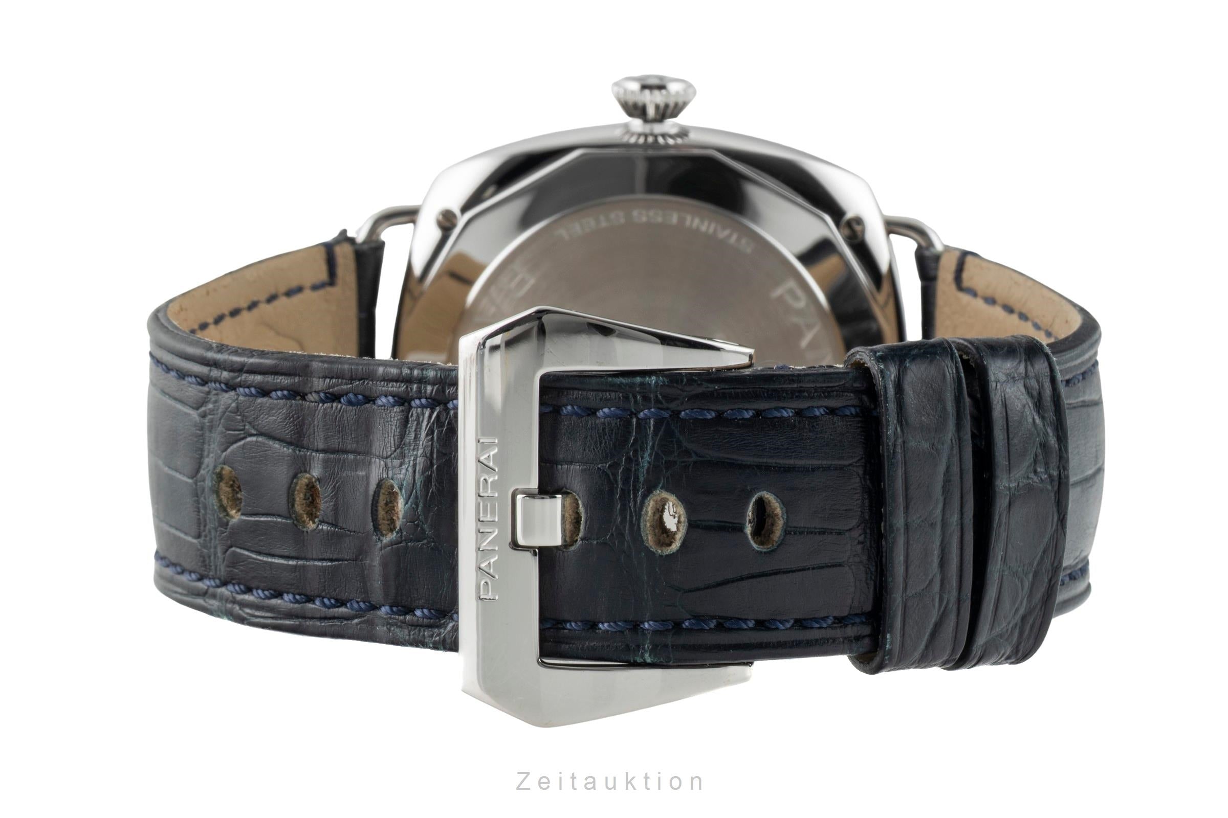 Panerai Radiomir Officine 45 Blue Dial Stahl Handaufzug Herren PAM01383 B&P 2024 [2603408]