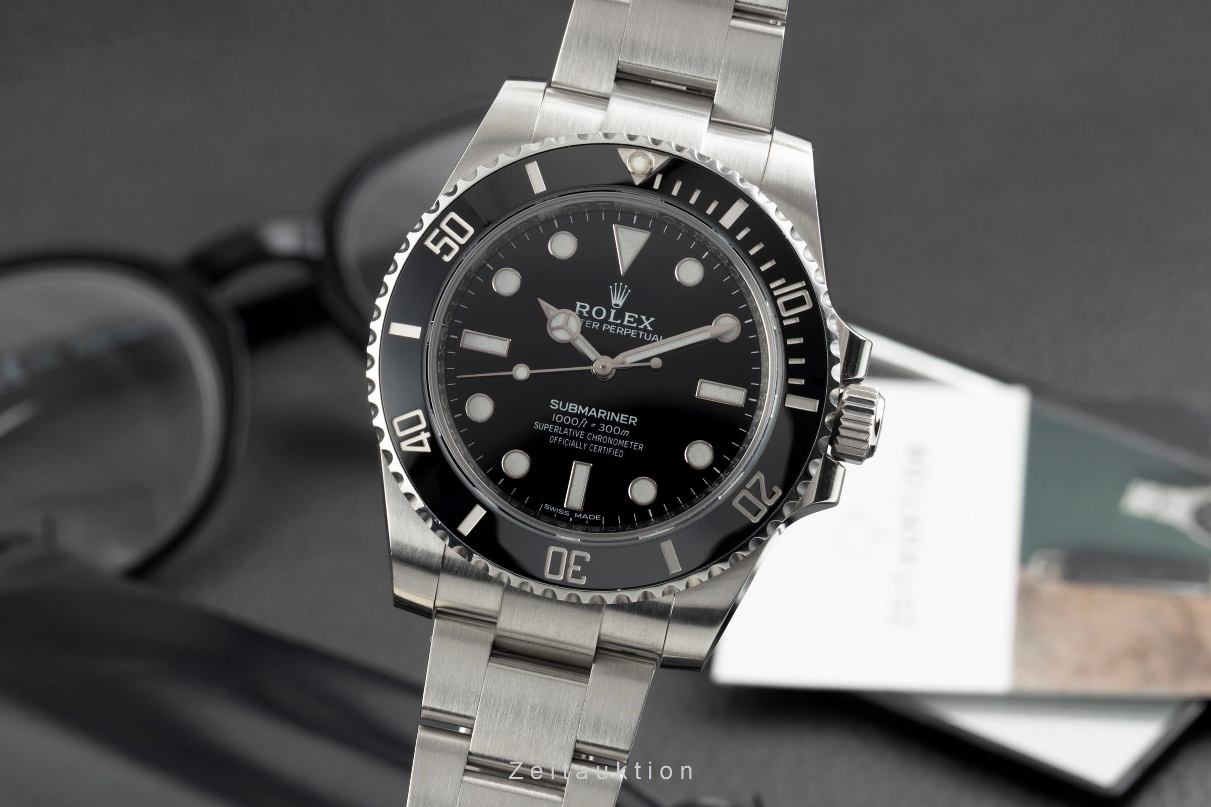 Rolex Submariner acero automático reloj para caballeros 114060  [2603411]