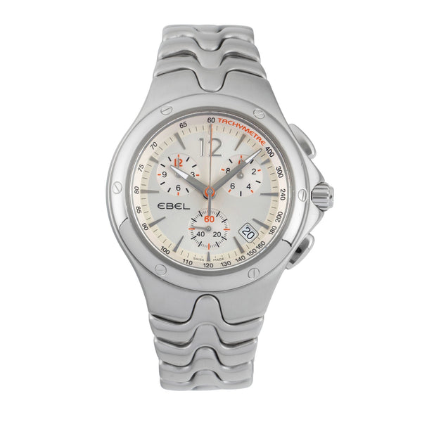 Ebel Sportwave Chronograph Stahl Quarz Herrenuhr Ref. E9251K51 Box  [2603414]