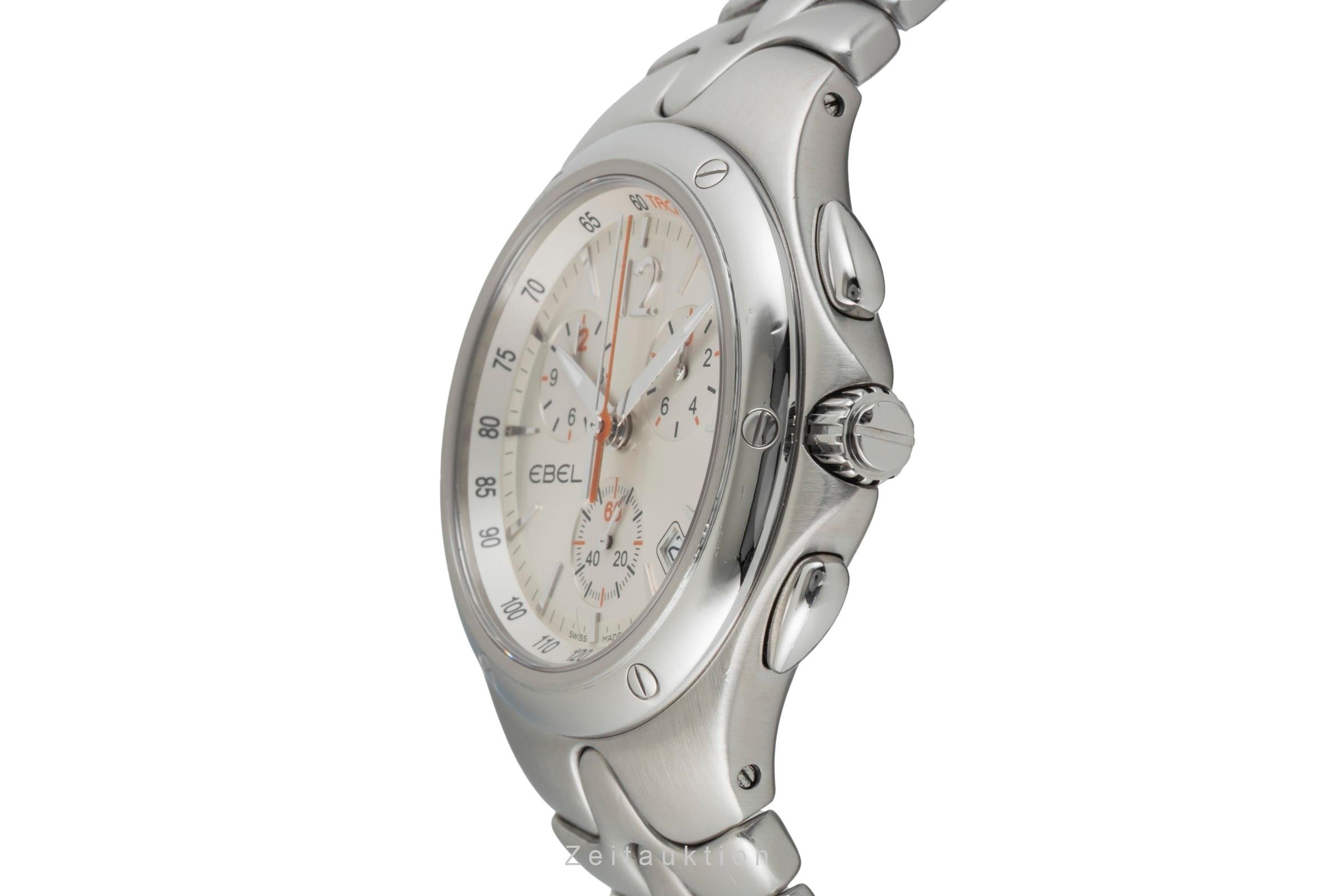 Ebel Sportwave Chronograph Stahl Quarz Herrenuhr Ref. E9251K51 Box  [2603414]