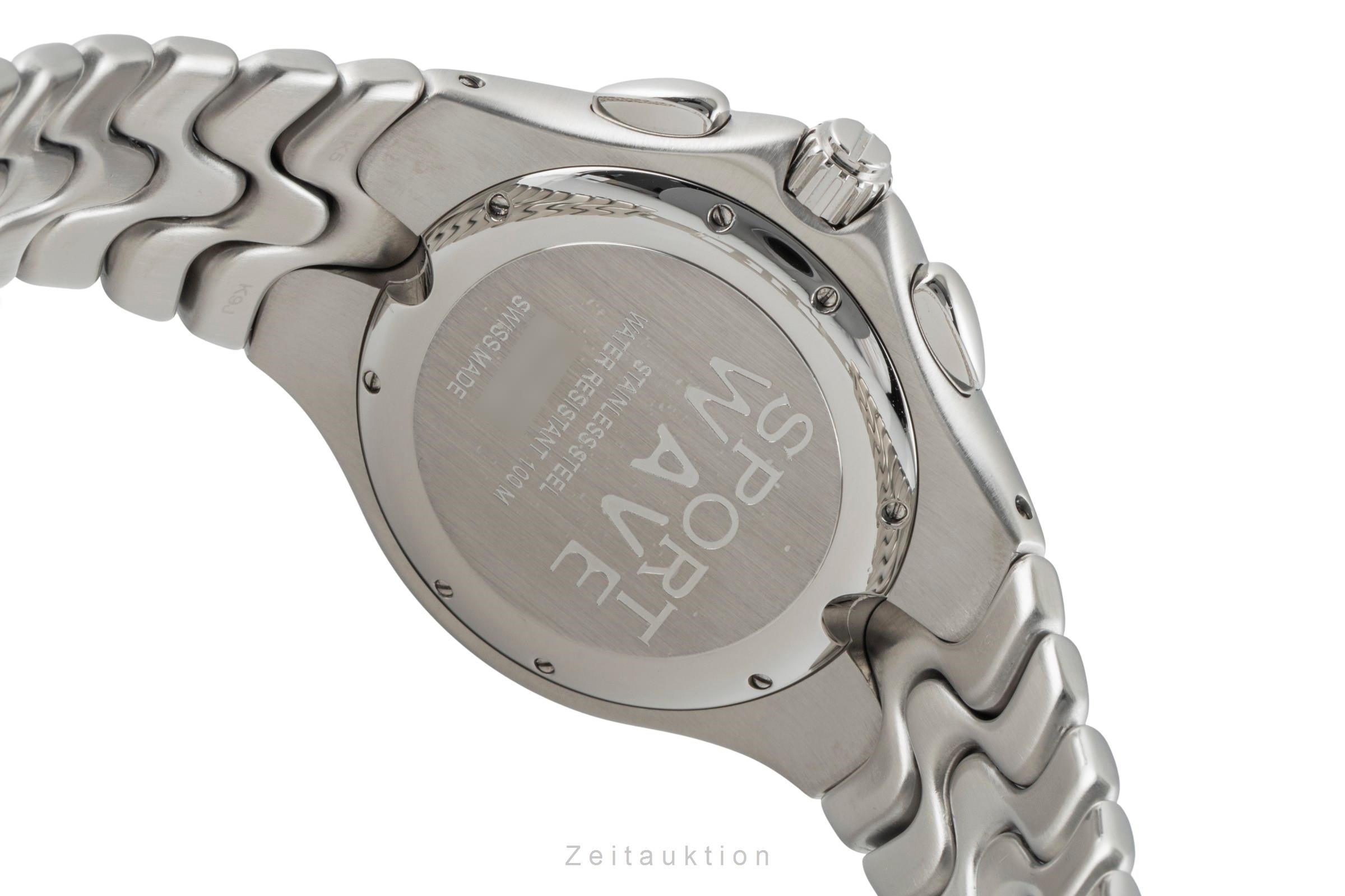Ebel Sportwave Chronograph Stahl Quarz Herrenuhr Ref. E9251K51 Box  [2603414]