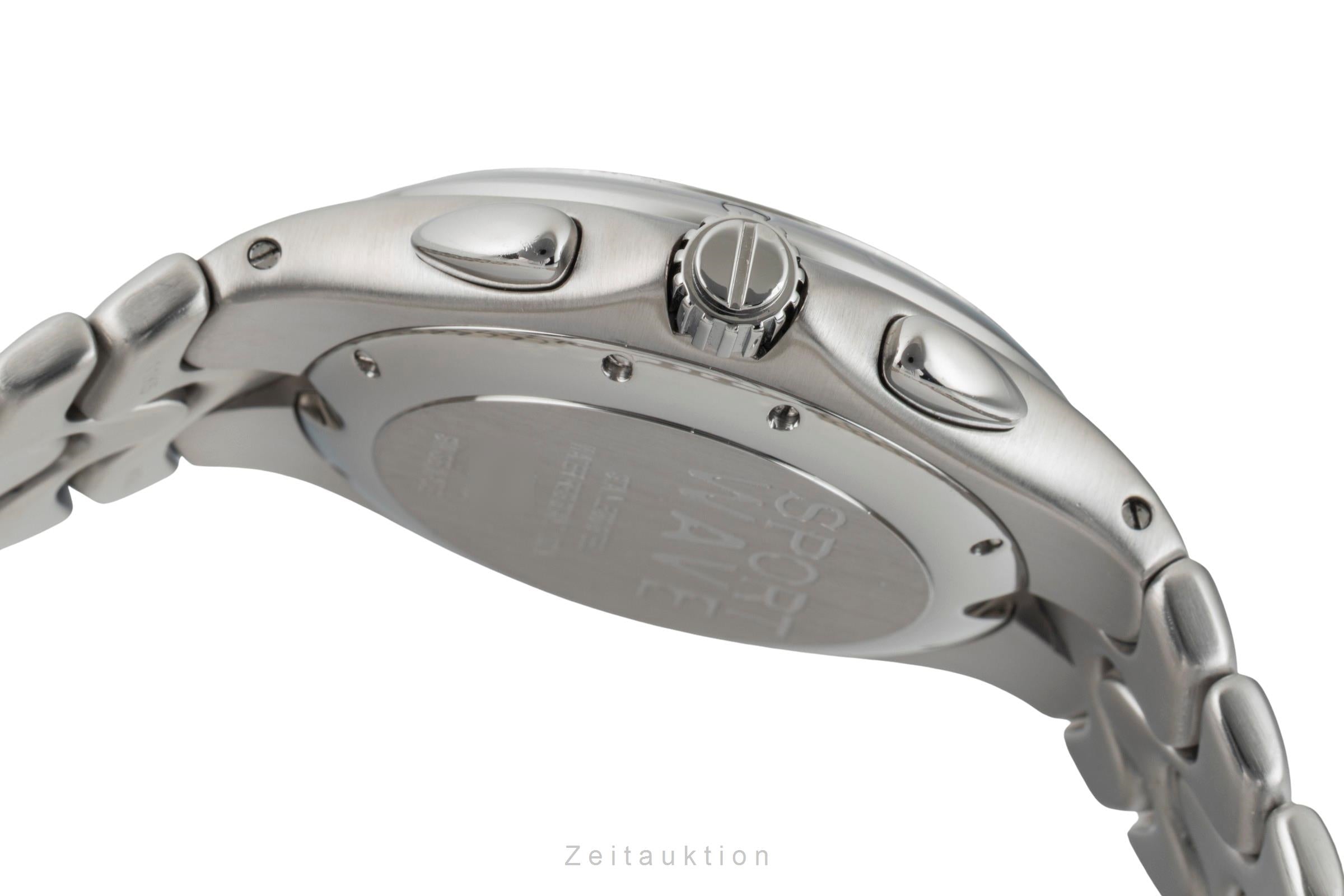 Ebel Sportwave Chronograph Stahl Quarz Herrenuhr Ref. E9251K51 Box  [2603414]