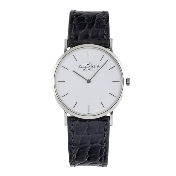 IWC Portofino 18K (0,750) Weissgold Handaufzug Herrenuhr Ref. IW201003 Box  [2603417]