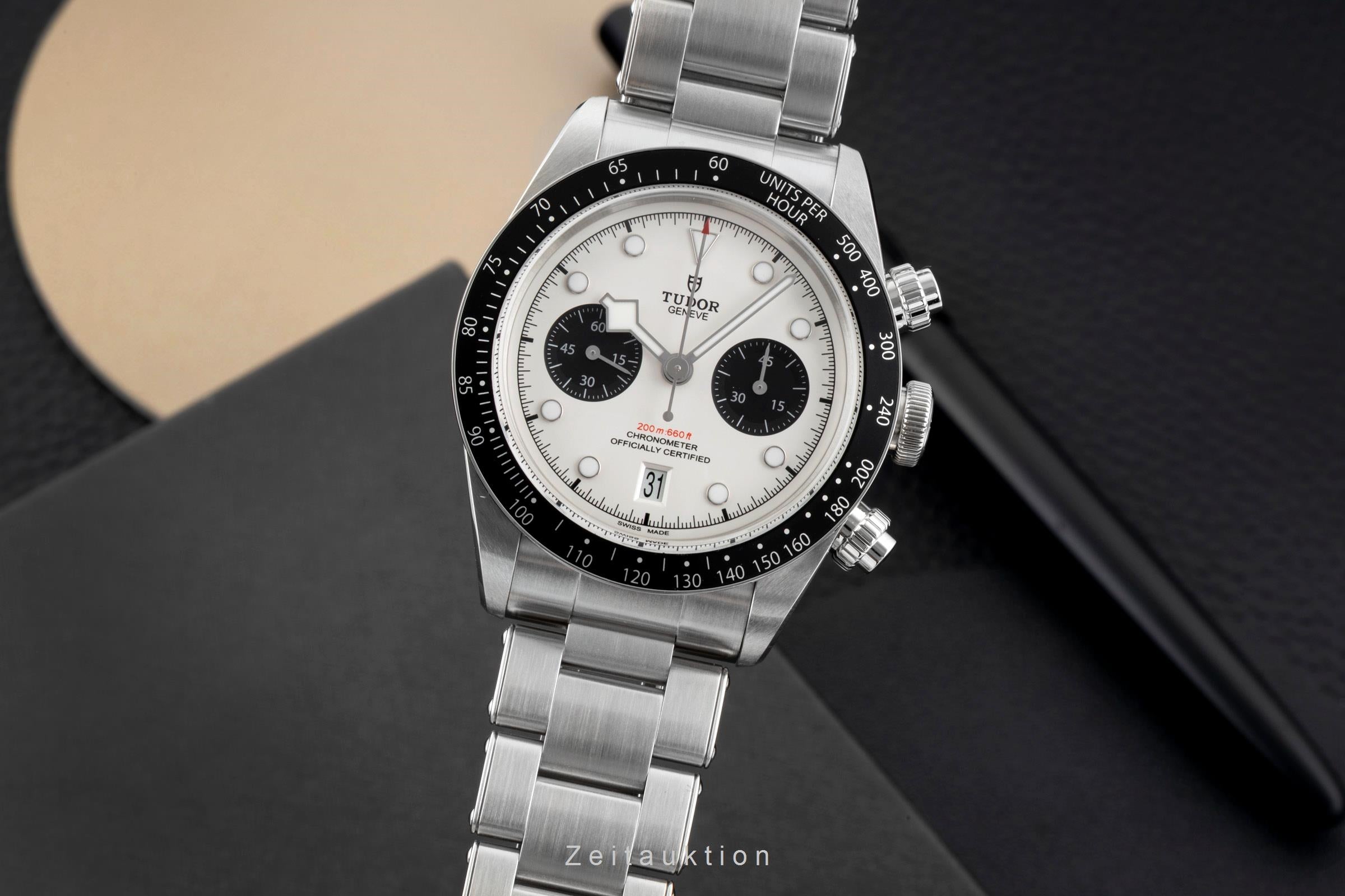 Tudor Black Bay chronograph steel automatic men's watch M79360N-0002 LP: 5760EUR  [2603419]