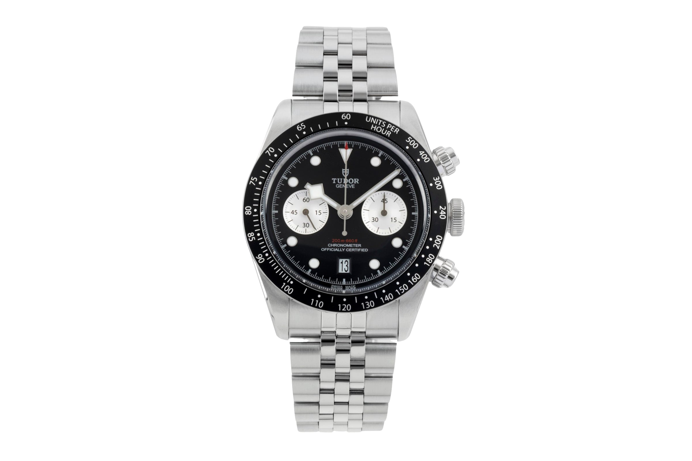 Tudor Black Bay chronograph steel automatic men's watch 79360N LP: 5760EUR  [2603420]