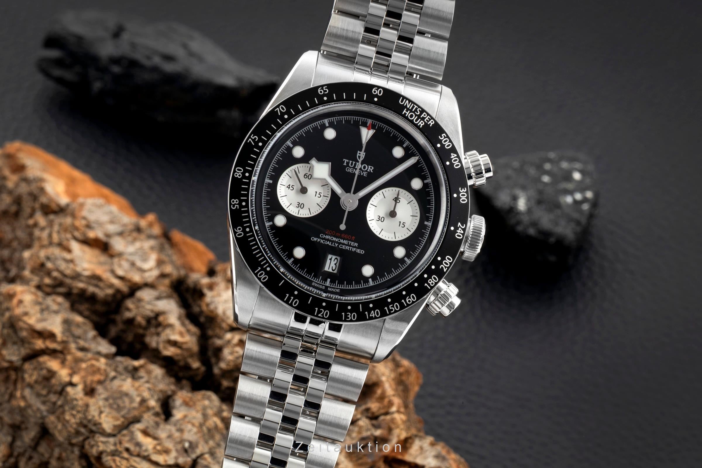 Tudor Black Bay cronógrafo acero automático reloj para caballeros 79360N LP: 5760EUR  [2603420]