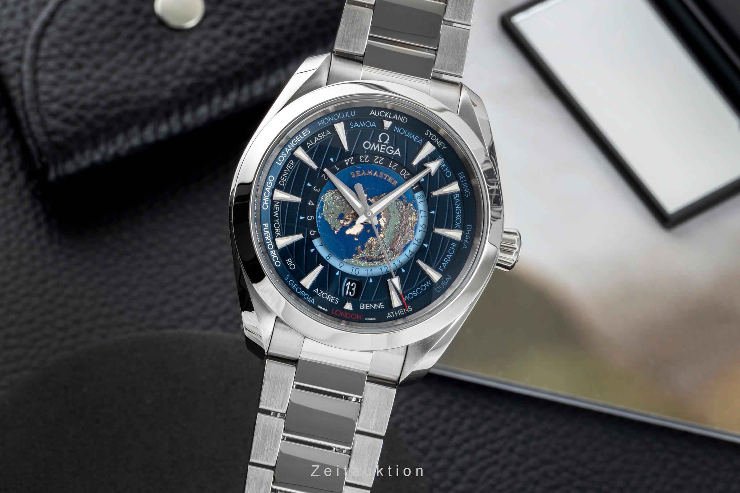 Omega Seamaster Aqua Terra 150M Worldtimer Ref 220.10.43.22.03.001 NP: 10800,- € [2603447]