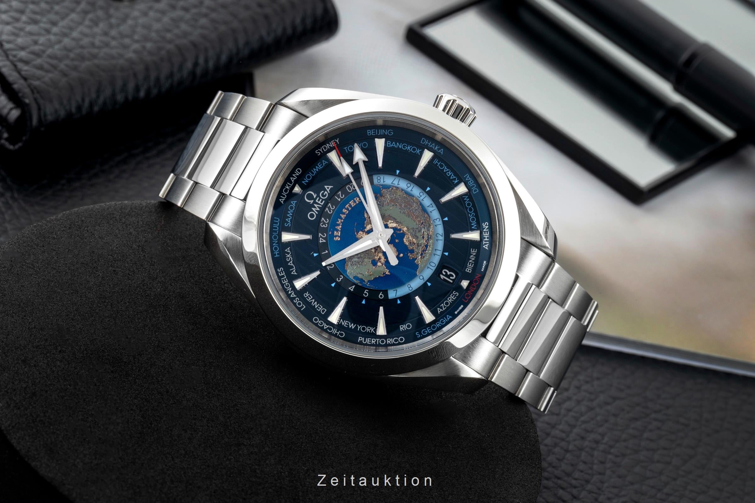 Omega Seamaster acier automatique montre pour hommes 220.10.43.22.03.001 LP: 10800EUR  [2603447]