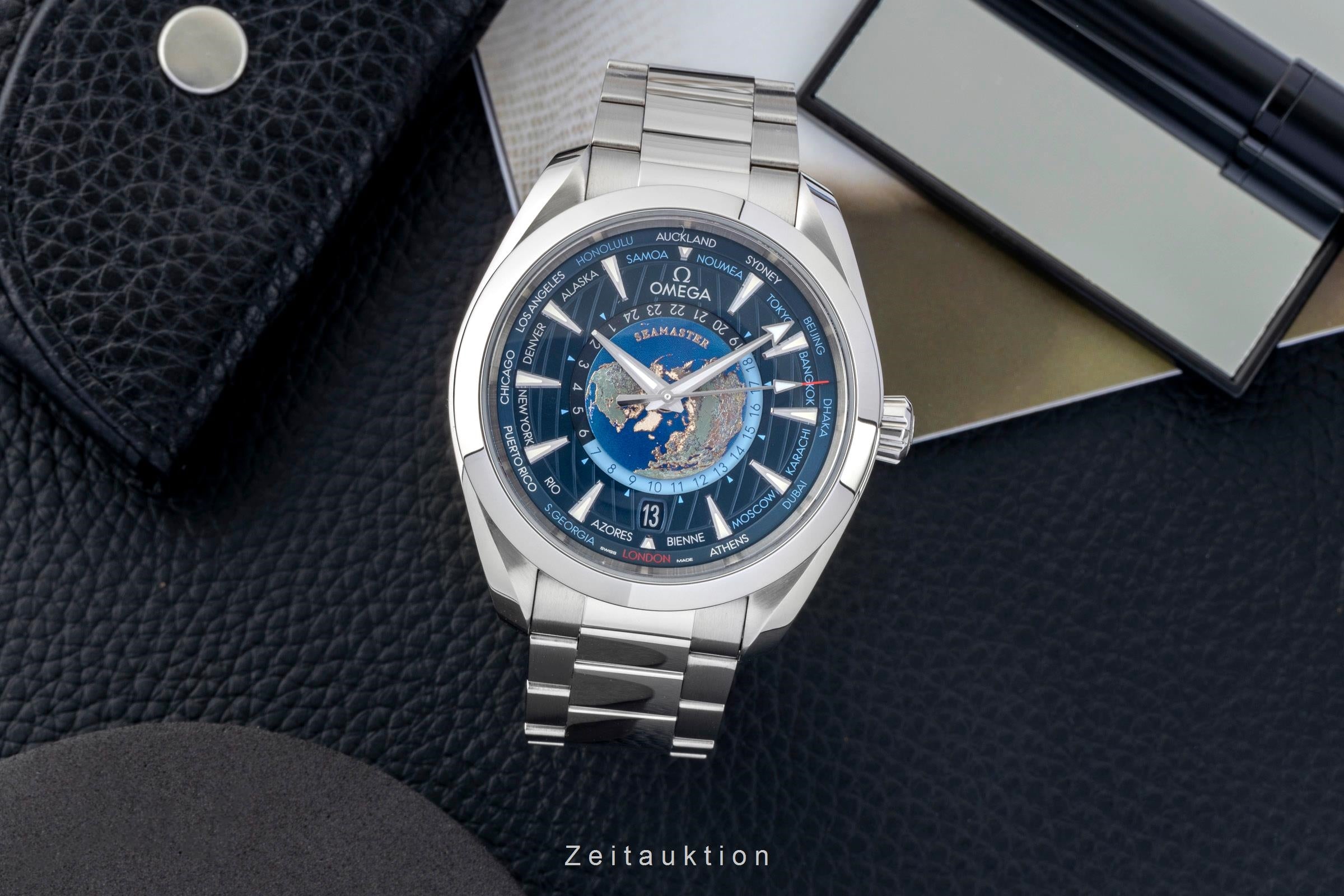 Omega Seamaster acier automatique montre pour hommes 220.10.43.22.03.001 LP: 10800EUR  [2603447]