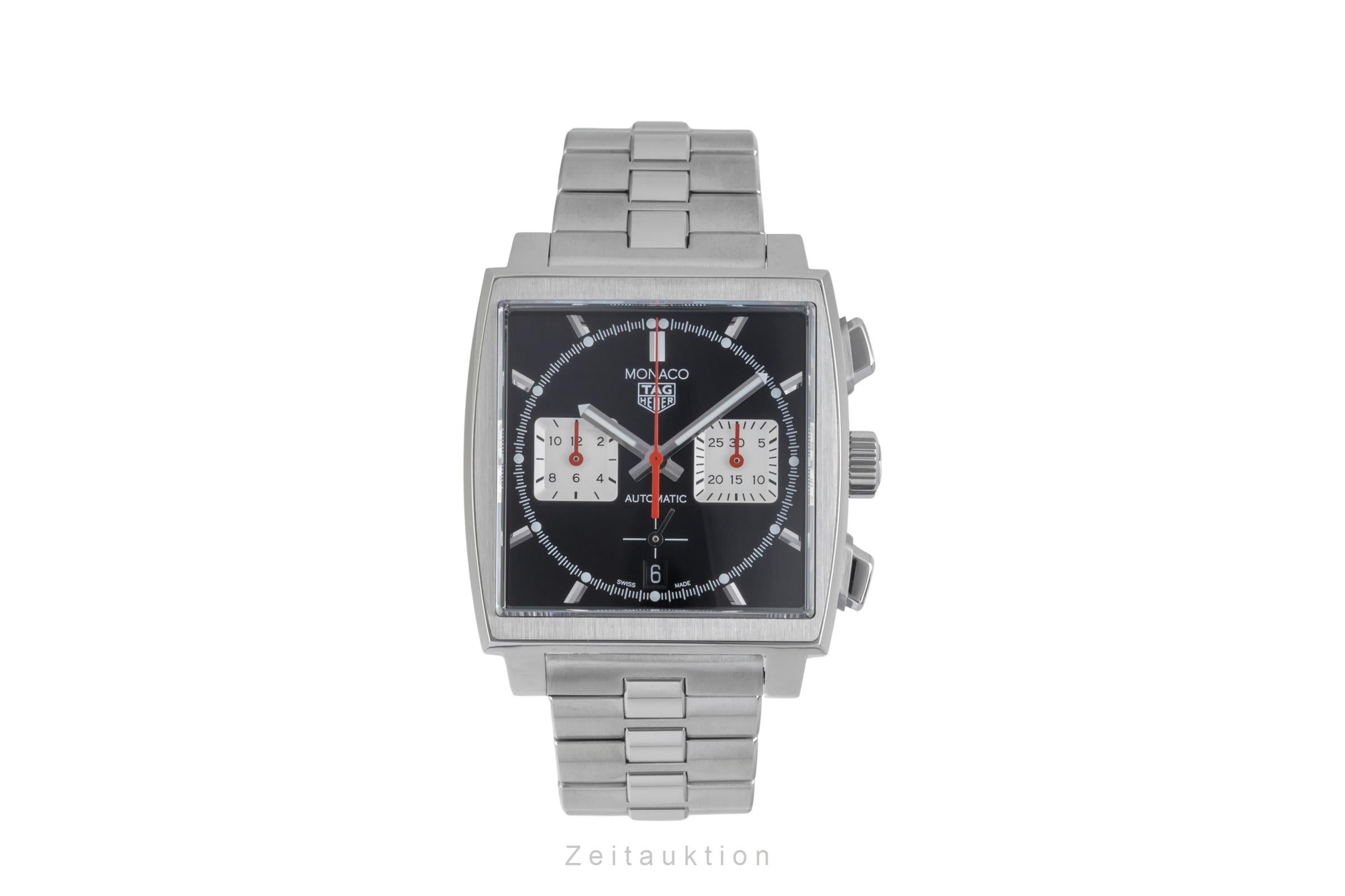 Tag Heuer Monaco cronografo acciaio automatismo orologio da uomo CBL2113.BA0644  LP: 7950EUR  [2603449]