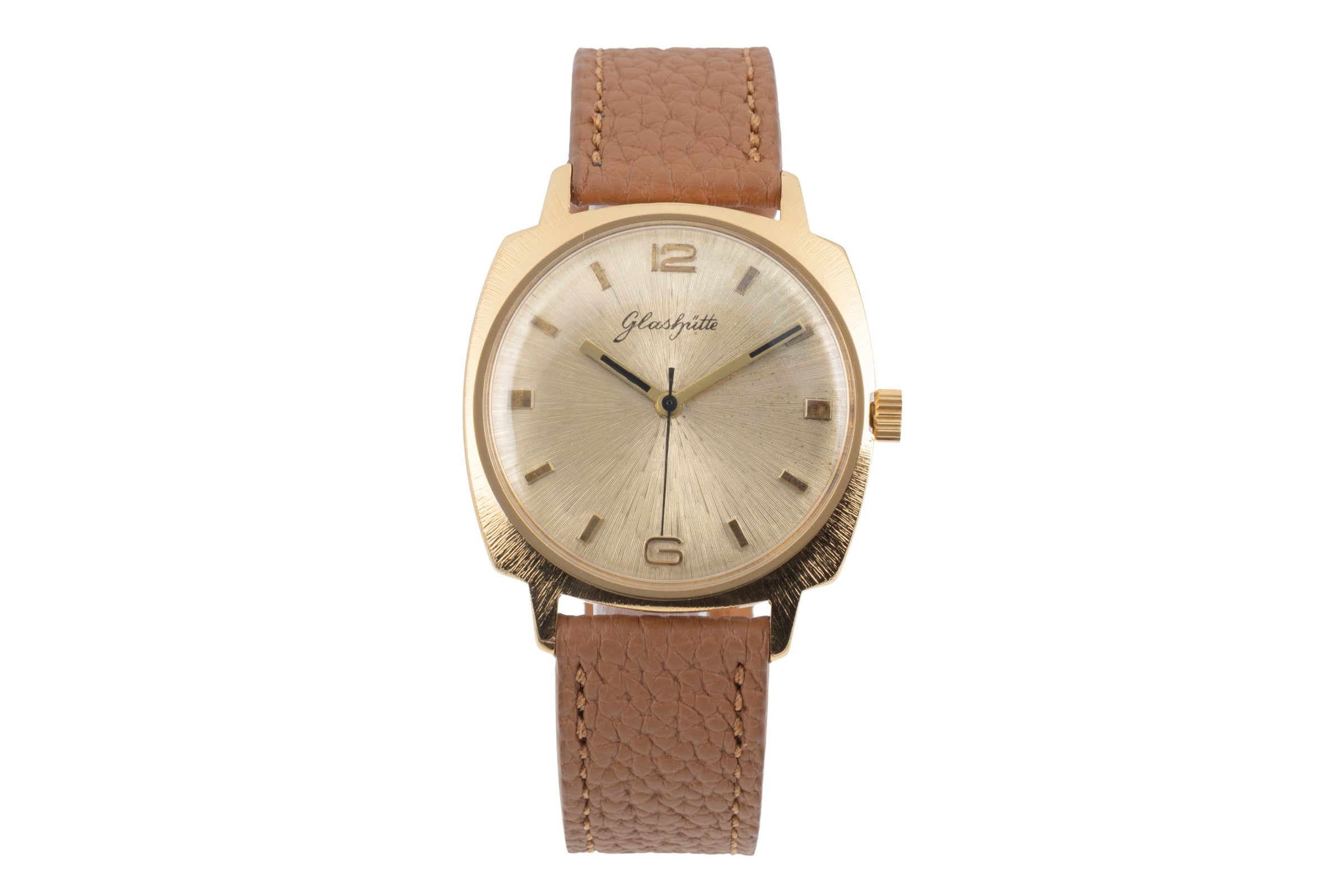 Glashütte Spezimatic laiton doré automatique montre pour hommes Vintage  [2603463]