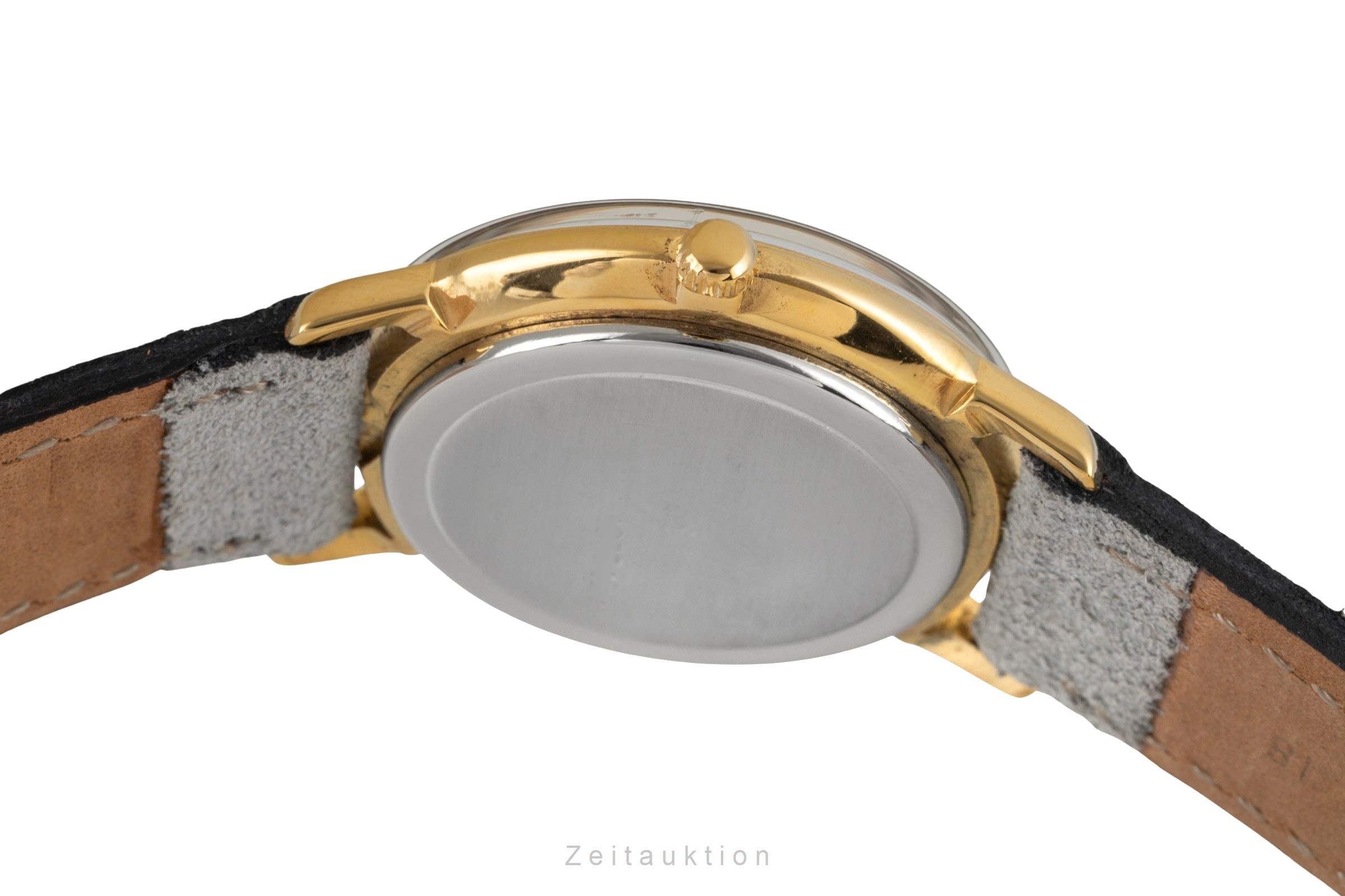 Glashütte bañado en oro cuerda manual reloj para caballeros  [2603464]