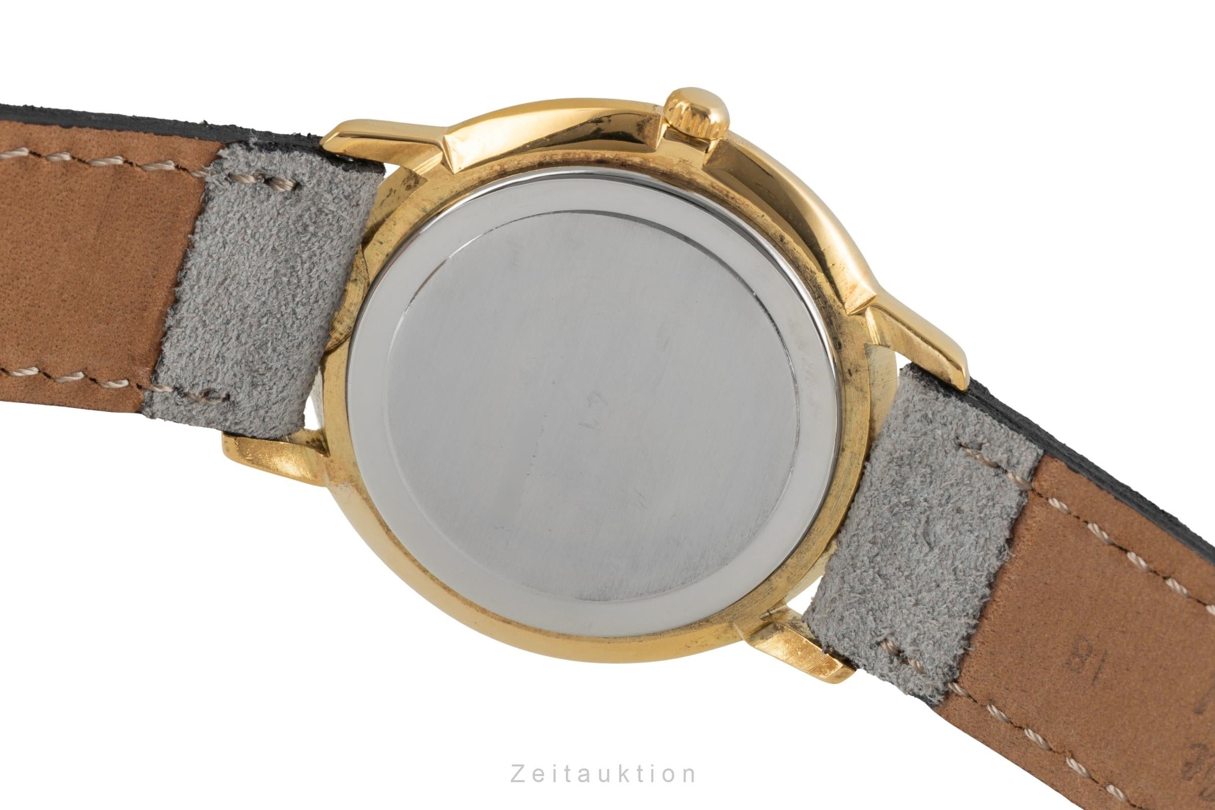 Glashütte bañado en oro cuerda manual reloj para caballeros  [2603464]