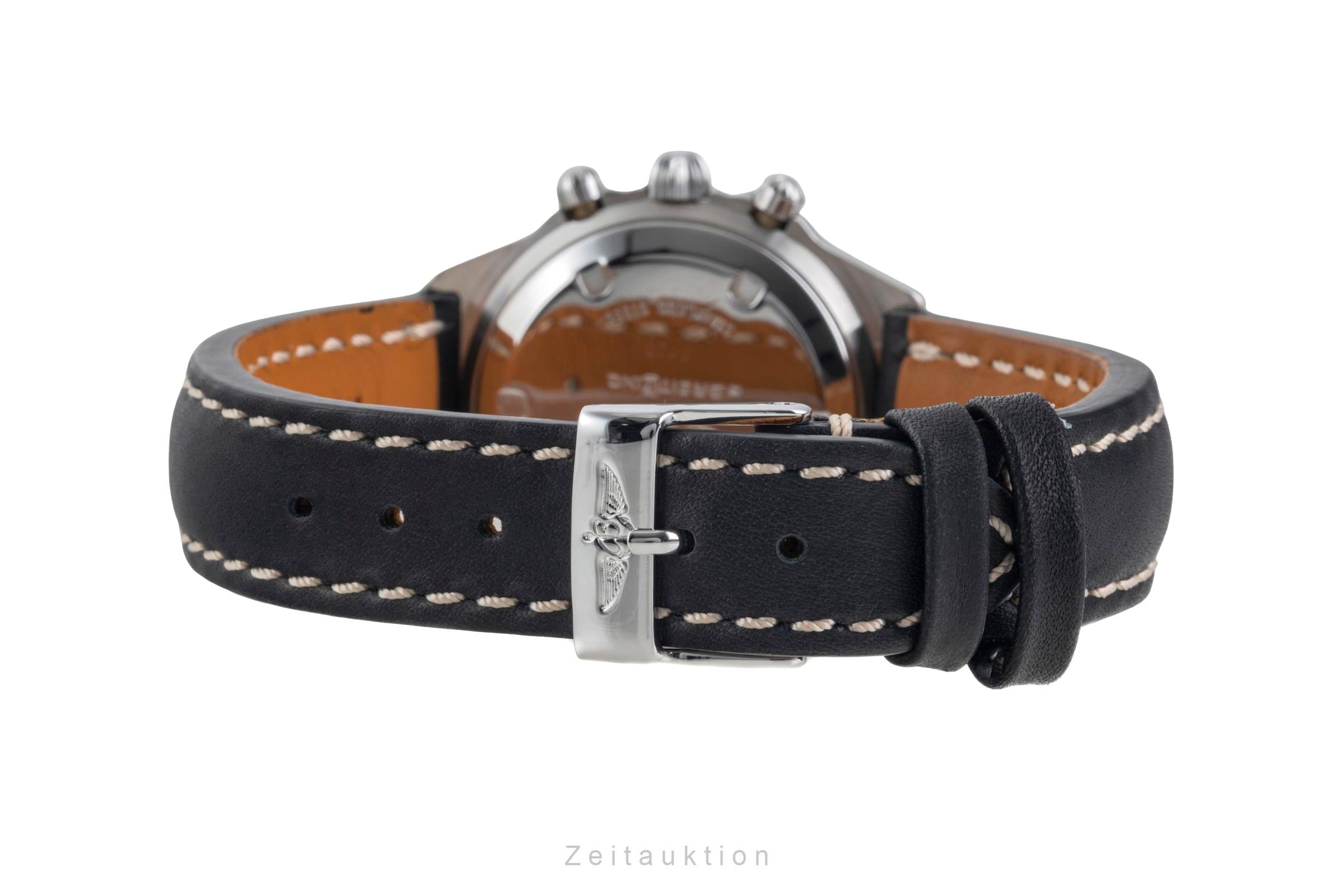 Breitling Callisto Chronograph Stahl vergoldet Handaufzug Herrenuhr Ref. 80520 [2603467]