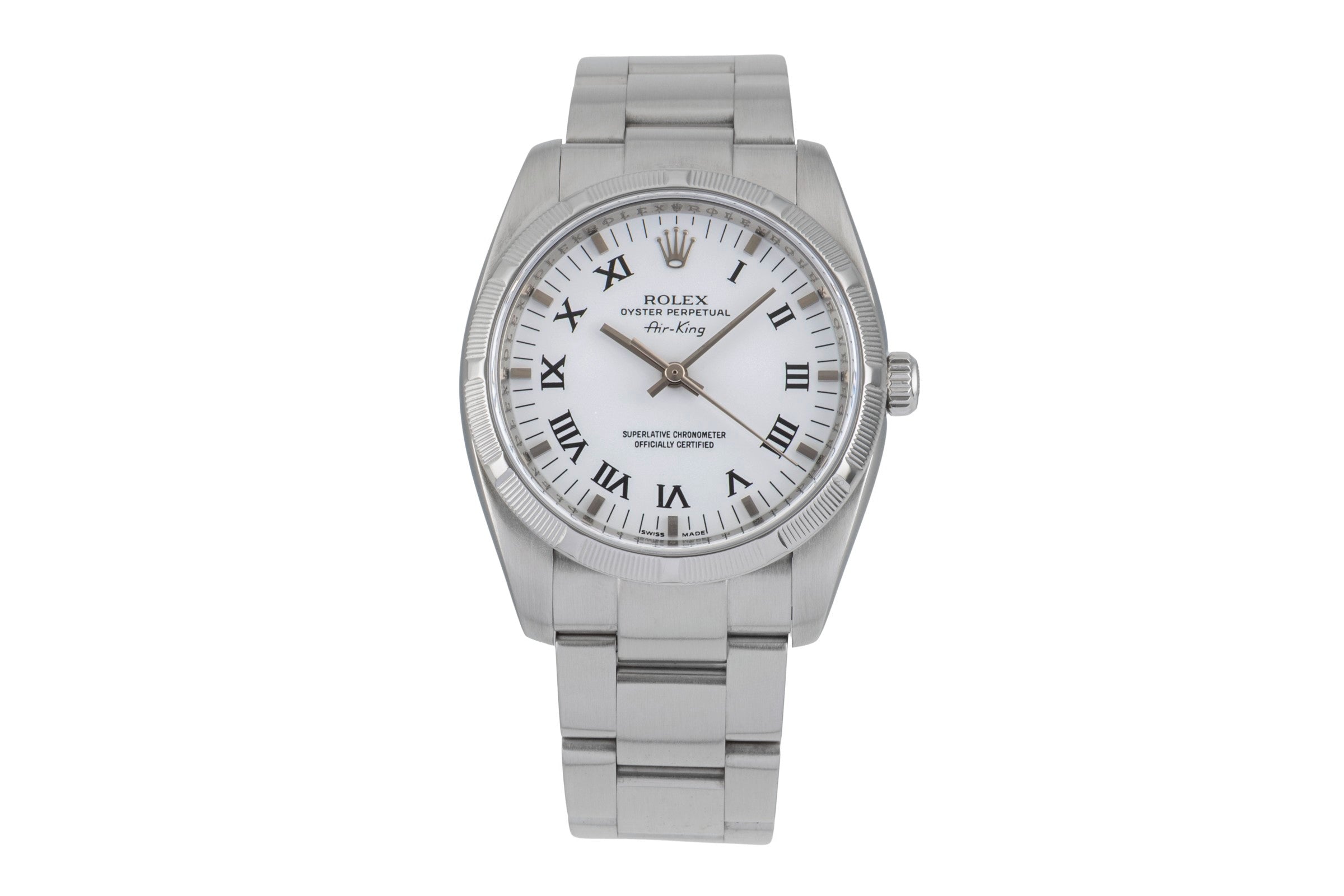 Rolex Air King 34 Automatik Edelstahl Herrenuhr Oyster Perpetual Ref. 114210  [2603470]