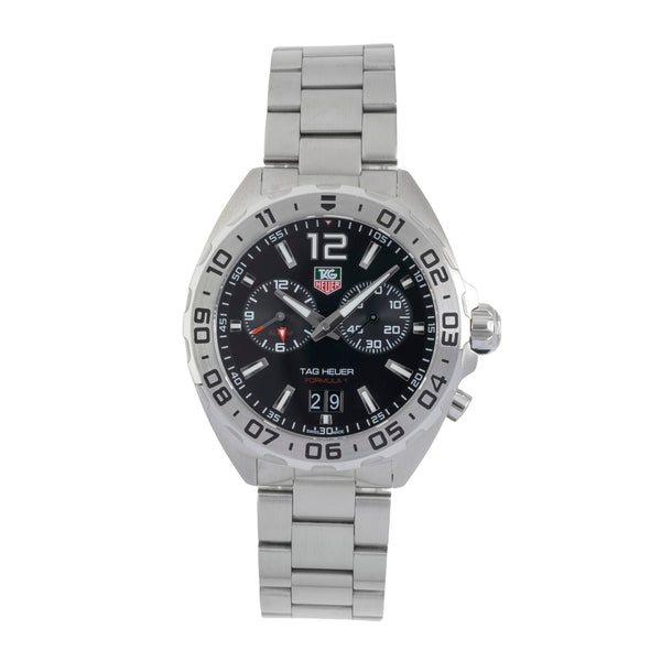 Tag Heuer Formula 1 Alarm Edelstahl Quarz Ref. WAZ111A BA0875 B&P 2019 [2603475]