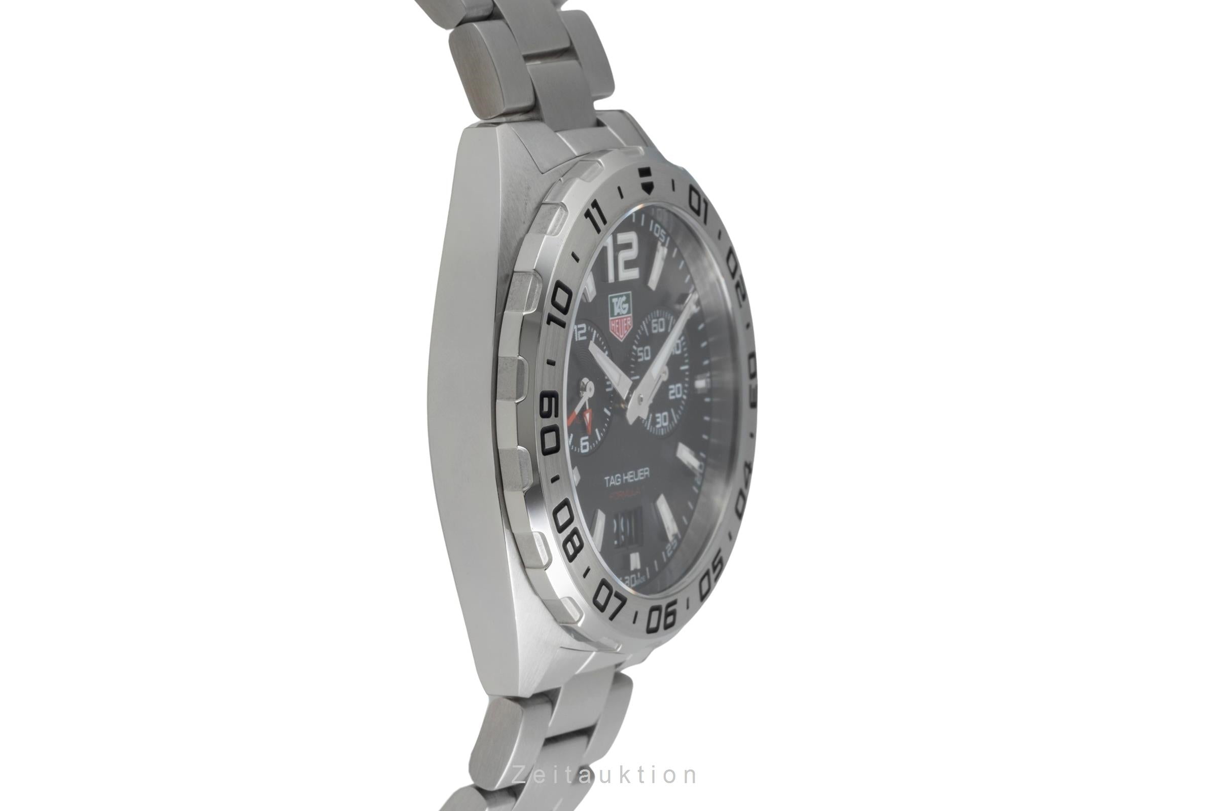 Tag Heuer Formula 1 Alarm Edelstahl Quarz Ref. WAZ111A BA0875 B&P 2019 [2603475]