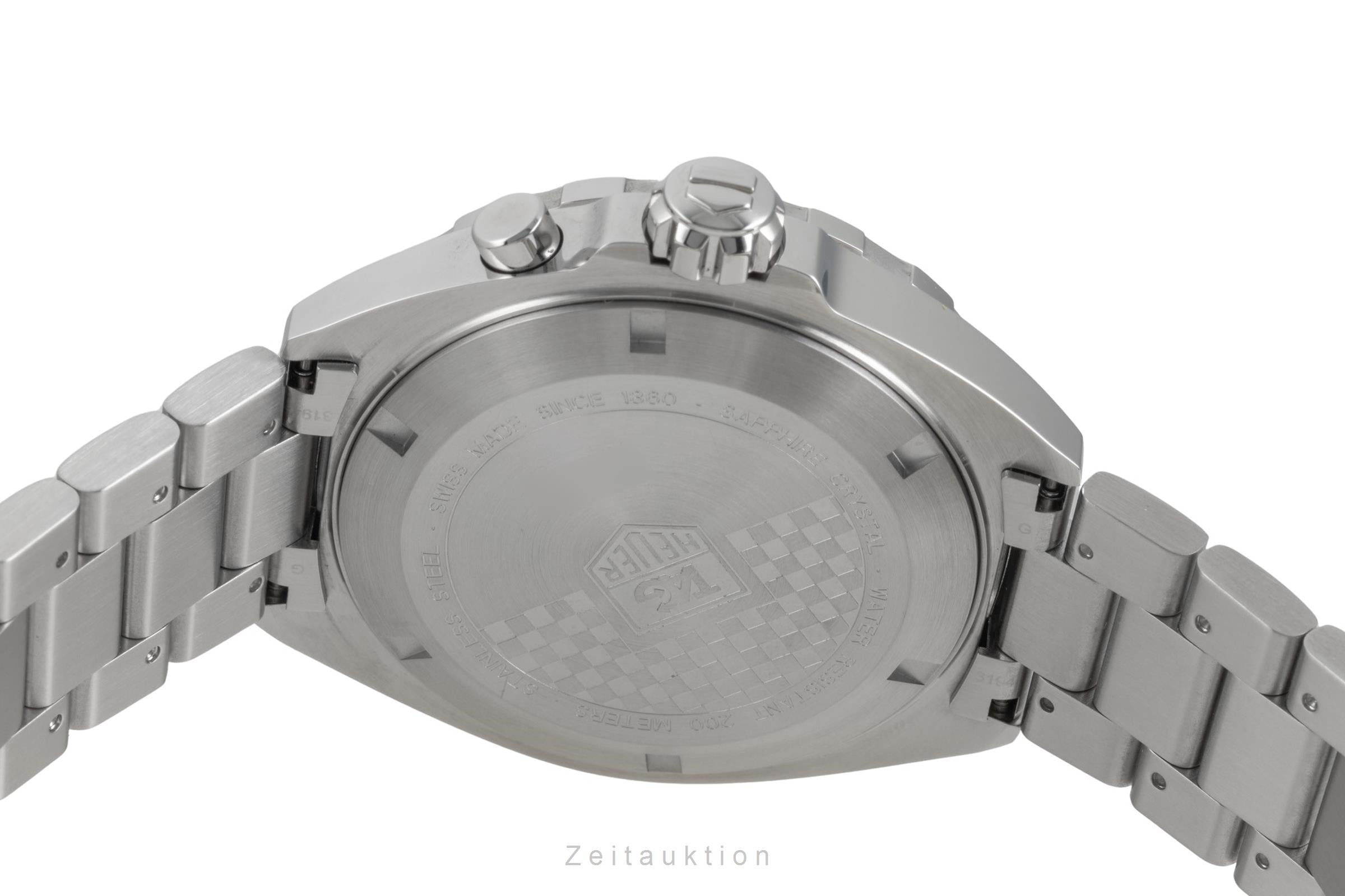Tag Heuer Formula 1 Alarm Edelstahl Quarz Ref. WAZ111A BA0875 B&P 2019 [2603475]