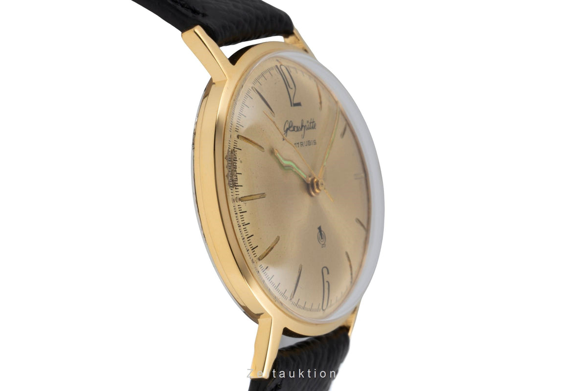 Glashütte Spezimatic gilt-brass manual winding men's watch  [2603479]