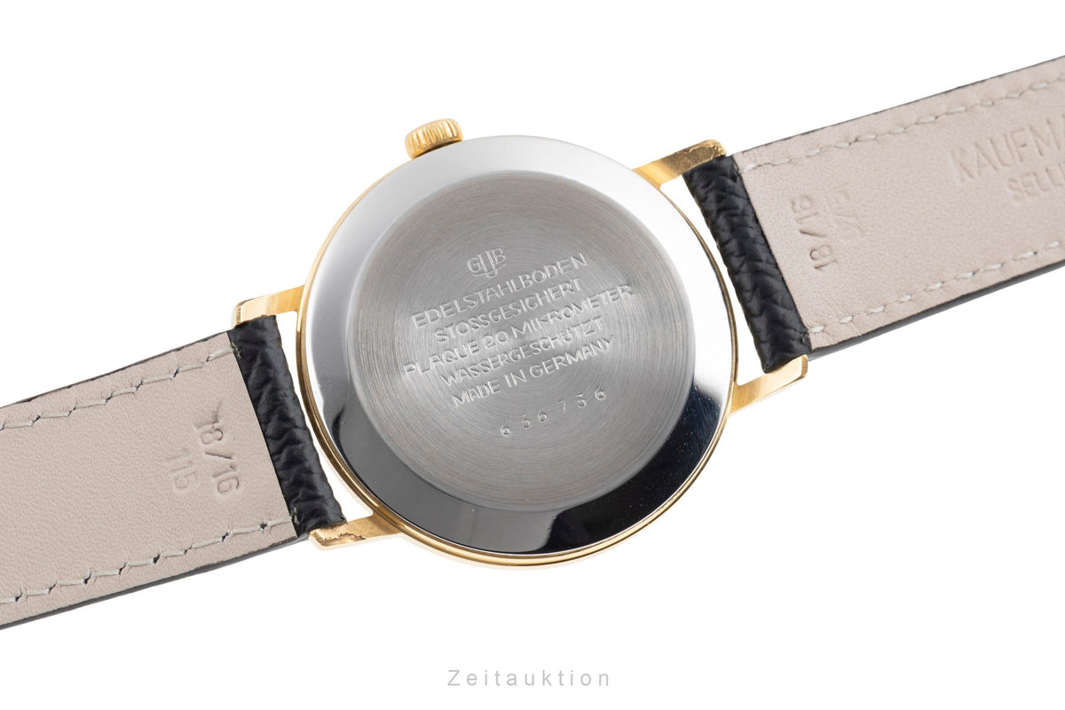 Glashütte Spezimatic gilt-brass manual winding men's watch  [2603479]