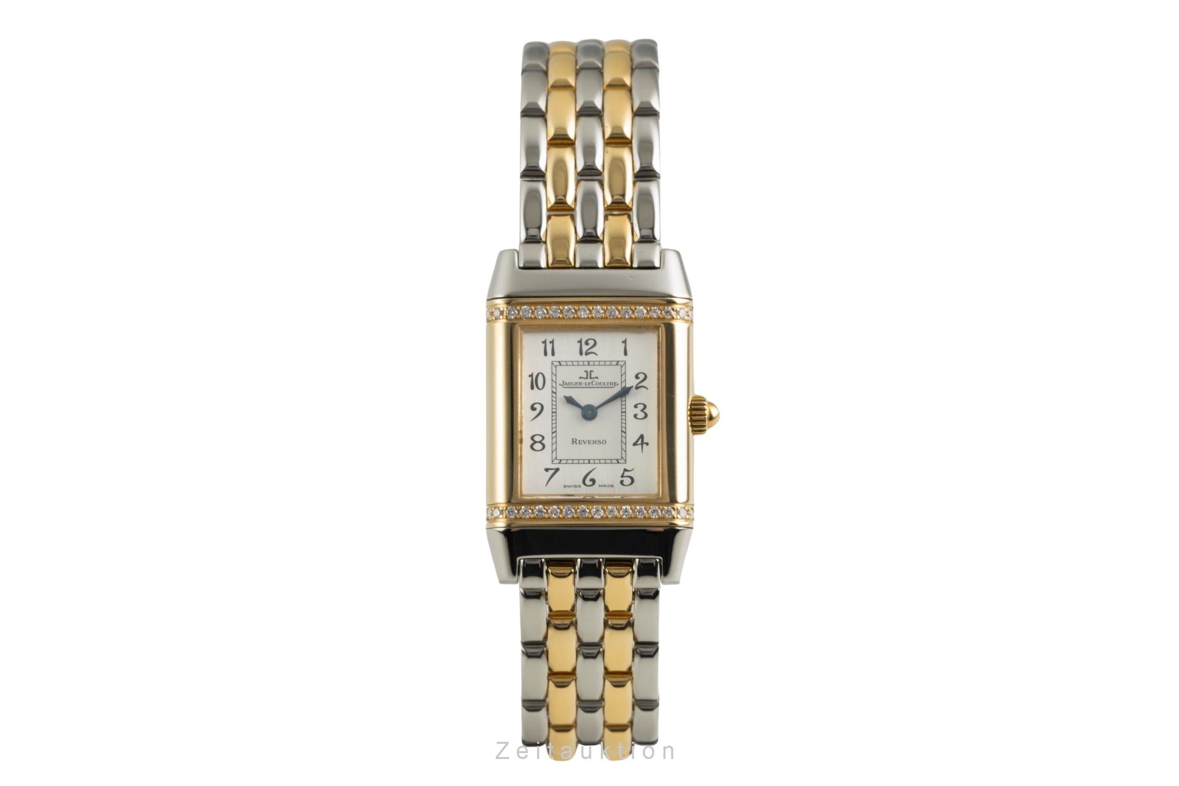 Jaeger LeCoultre Reverso acier / or  quartz montre pour femmes Q2655120,  265.5.08  [2603483]