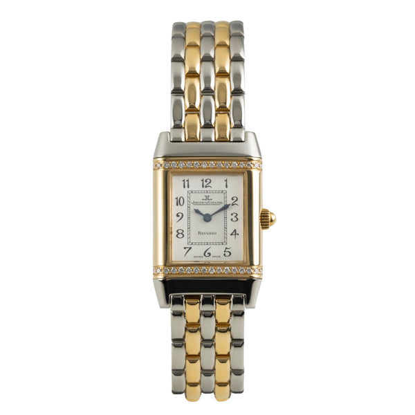 Jaeger LeCoultre Reverso acier / or  quartz montre pour femmes Q2655120,  265.5.08  [2603483]
