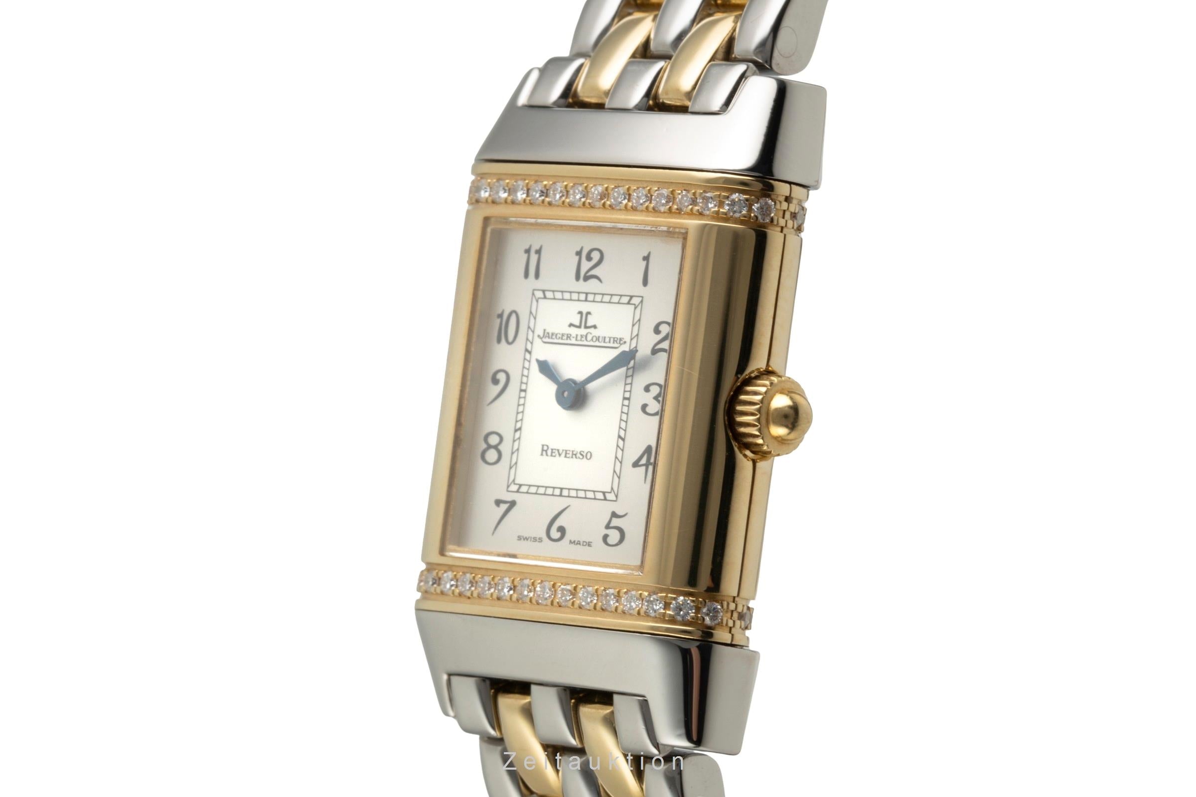 Jaeger LeCoultre Reverso acier / or  quartz montre pour femmes Q2655120,  265.5.08  [2603483]