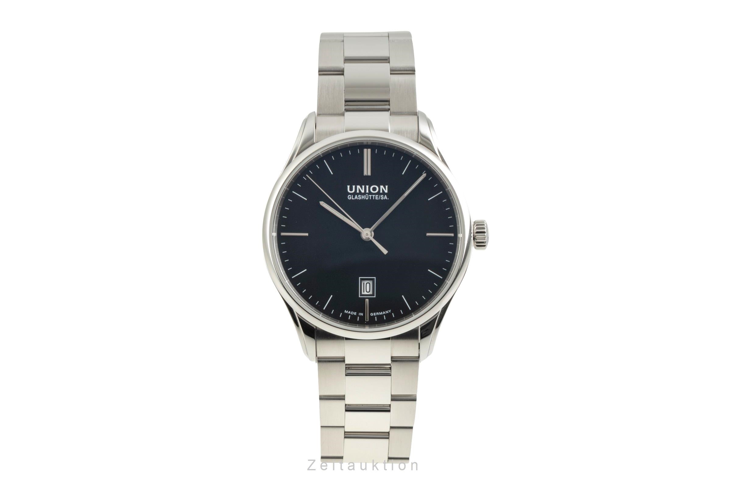 Union Glashütte Viro acero automático reloj para caballeros D011.407.11.051.00  [2603484]