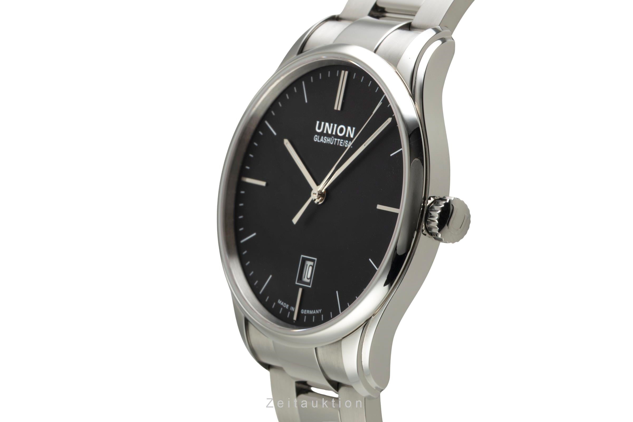 Union Glashütte Viro acero automático reloj para caballeros D011.407.11.051.00  [2603484]