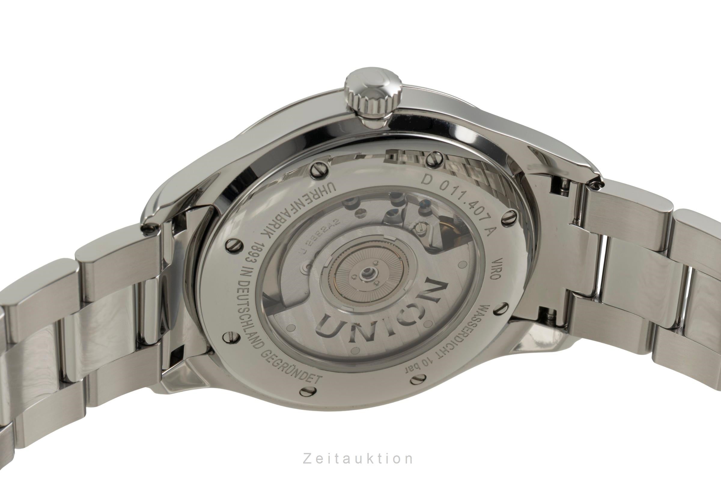 Union Glashütte Viro acero automático reloj para caballeros D011.407.11.051.00  [2603484]