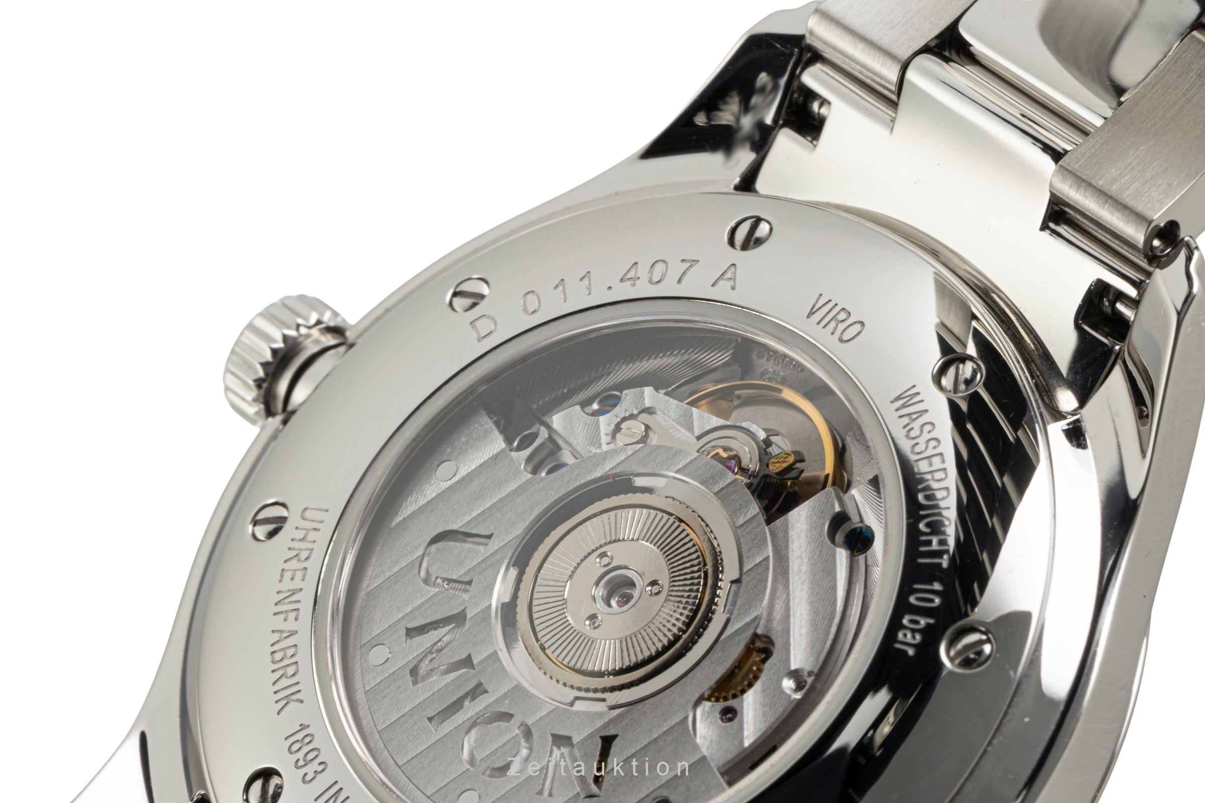 Union Glashütte Viro acero automático reloj para caballeros D011.407.11.051.00  [2603484]