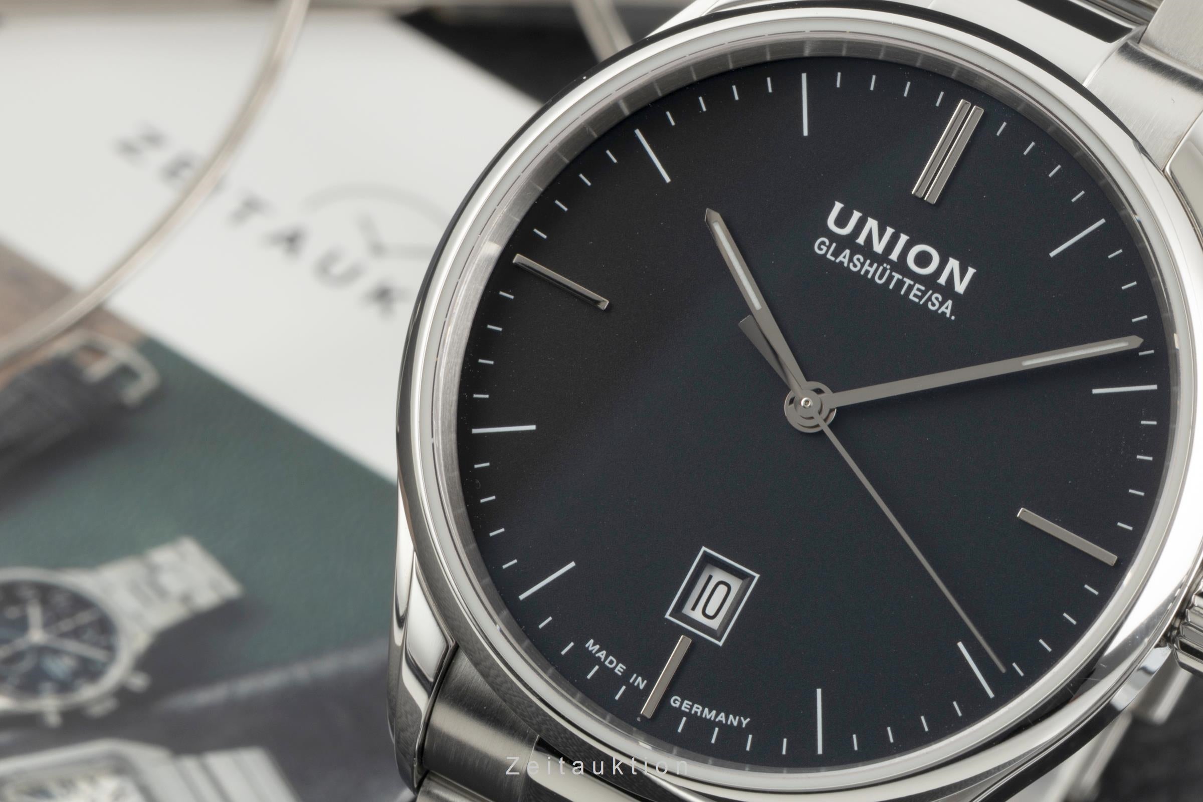 Union Glashütte Viro acero automático reloj para caballeros D011.407.11.051.00  [2603484]