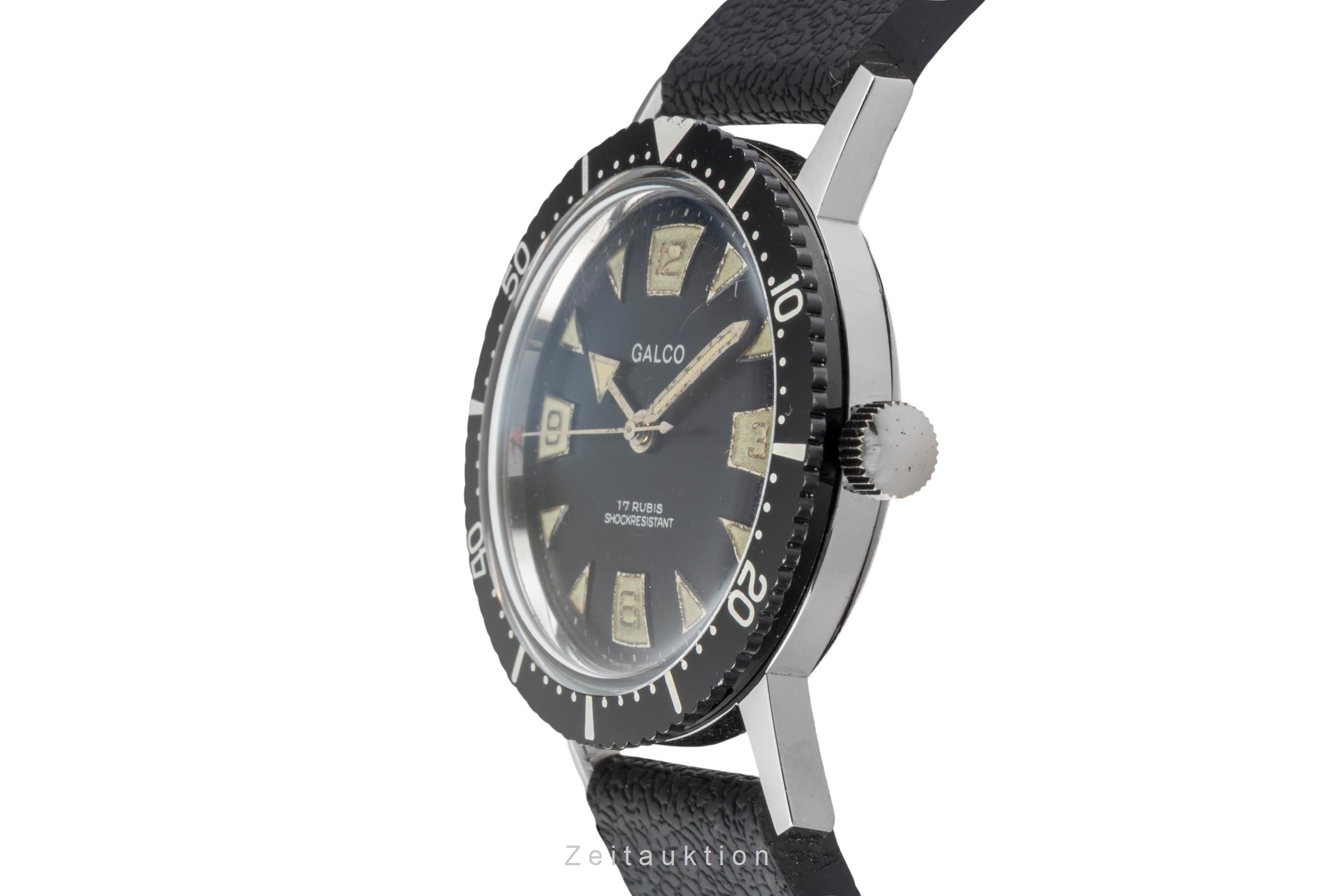 Gallet Multichron SUB steel manual winding men's watch Vintage  [2603485]