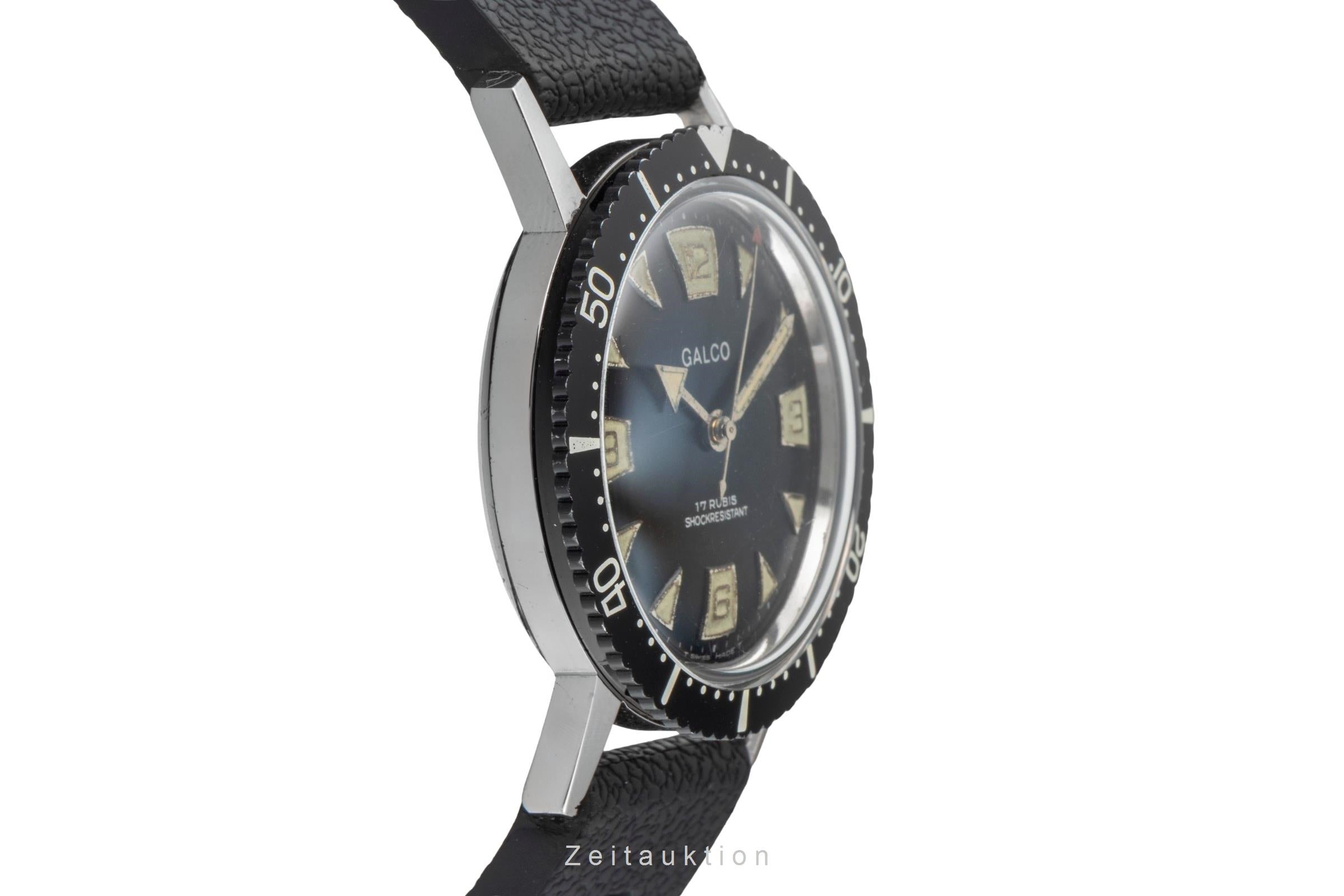 Gallet Multichron SUB steel manual winding men's watch Vintage  [2603485]