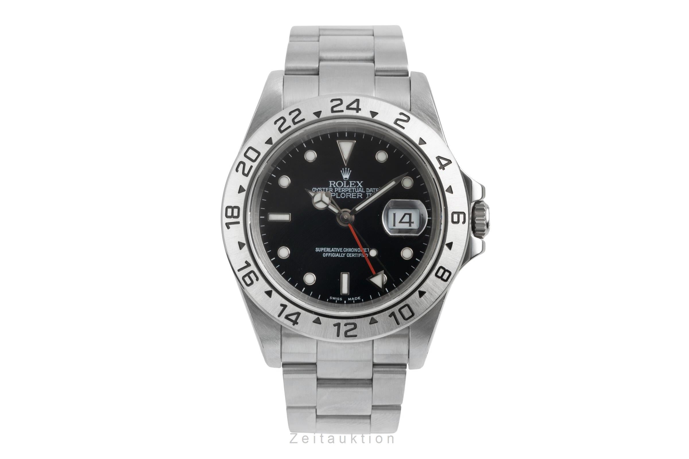 Rolex Explorer II steel automatic men's watch 16570  [2603488]