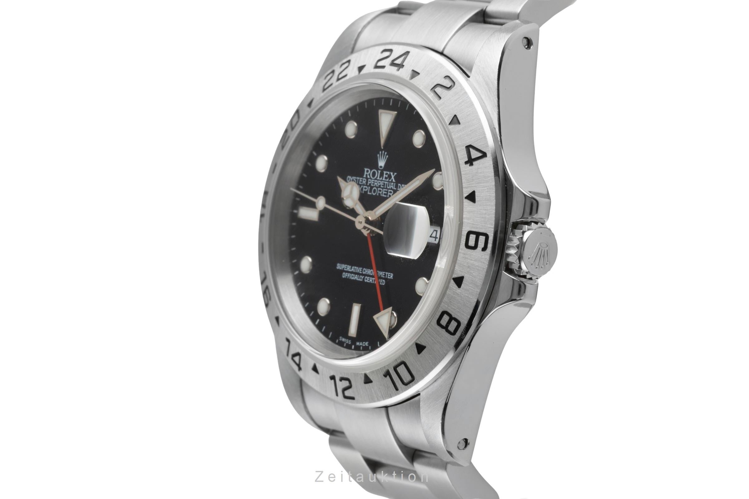 Rolex Explorer II steel automatic men's watch 16570  [2603488]