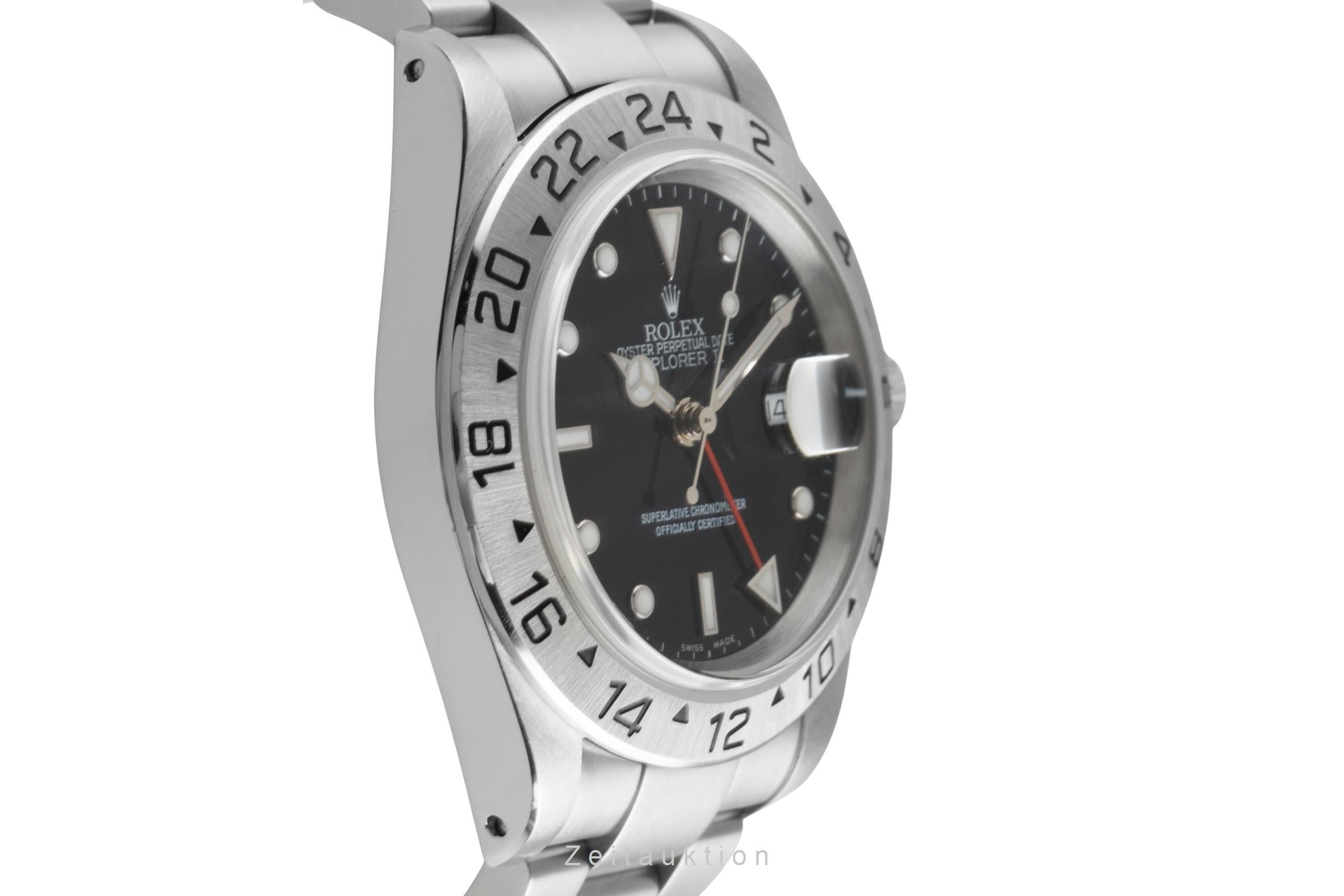 Rolex Explorer II steel automatic men's watch 16570  [2603488]