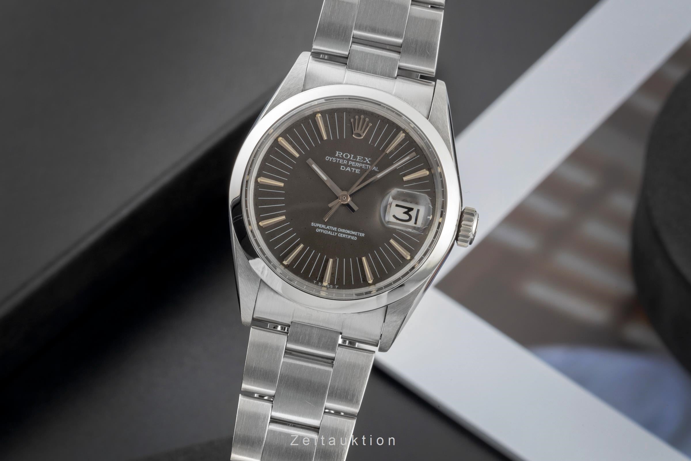 Rolex Date steel automatic men's watch 1500 Vintage  [2603489]