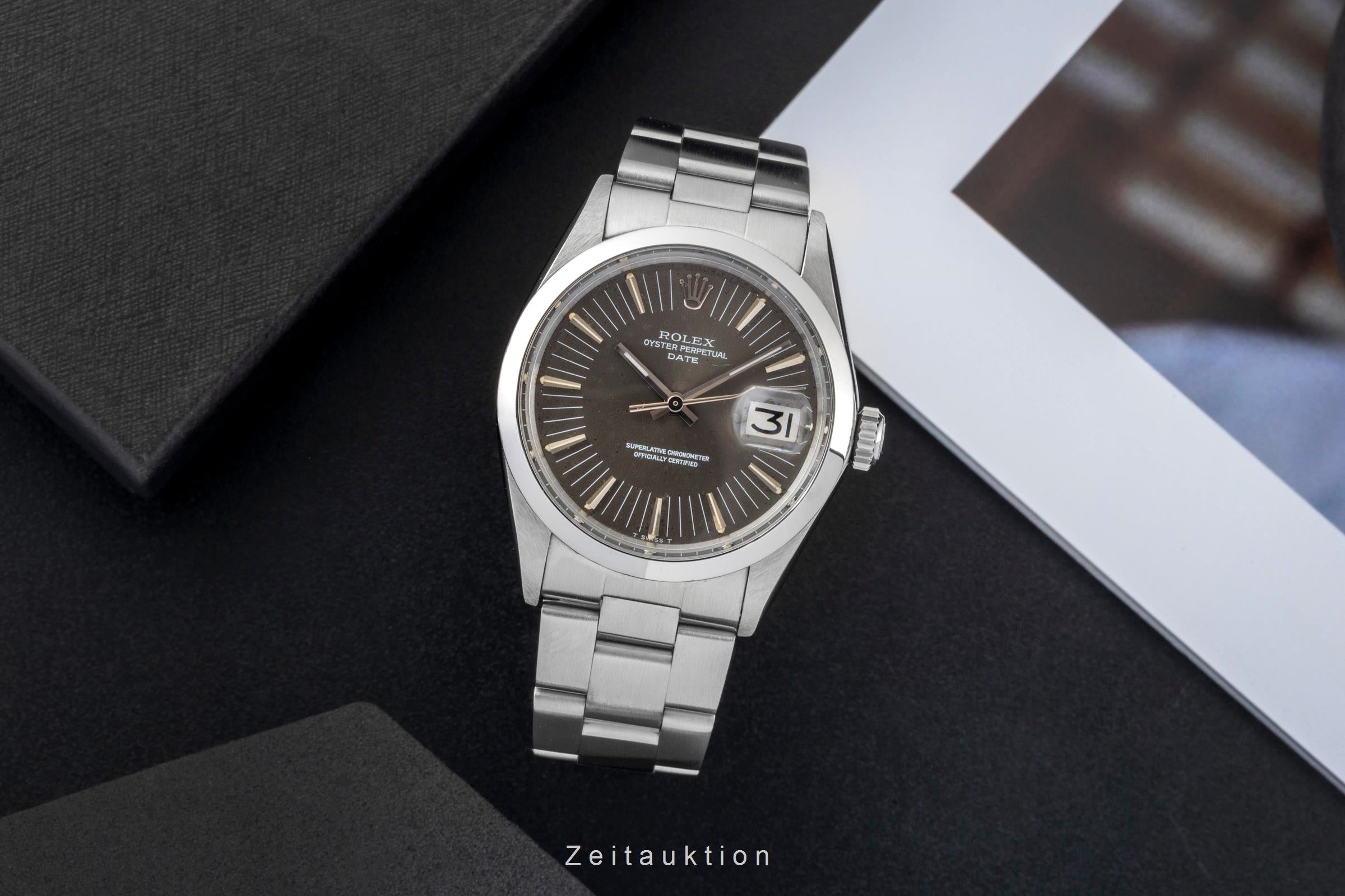 Rolex Date steel automatic men's watch 1500 Vintage  [2603489]