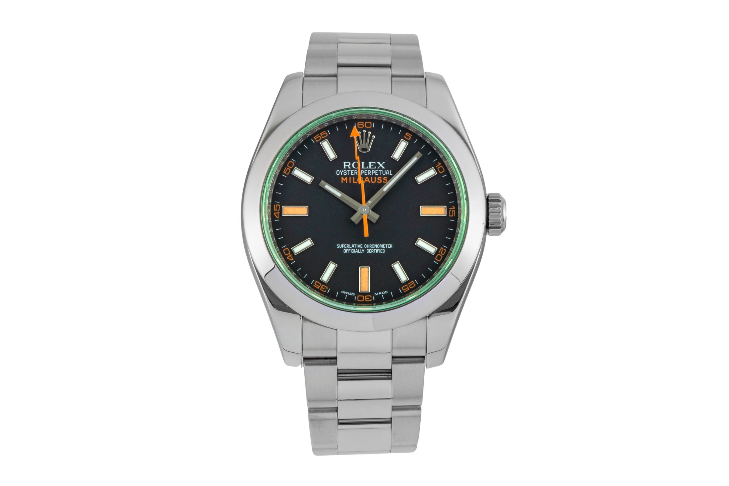 Rolex Milgauss Edelstahl Automatik Herrenuhr Ref. 116400GV  [2603492]